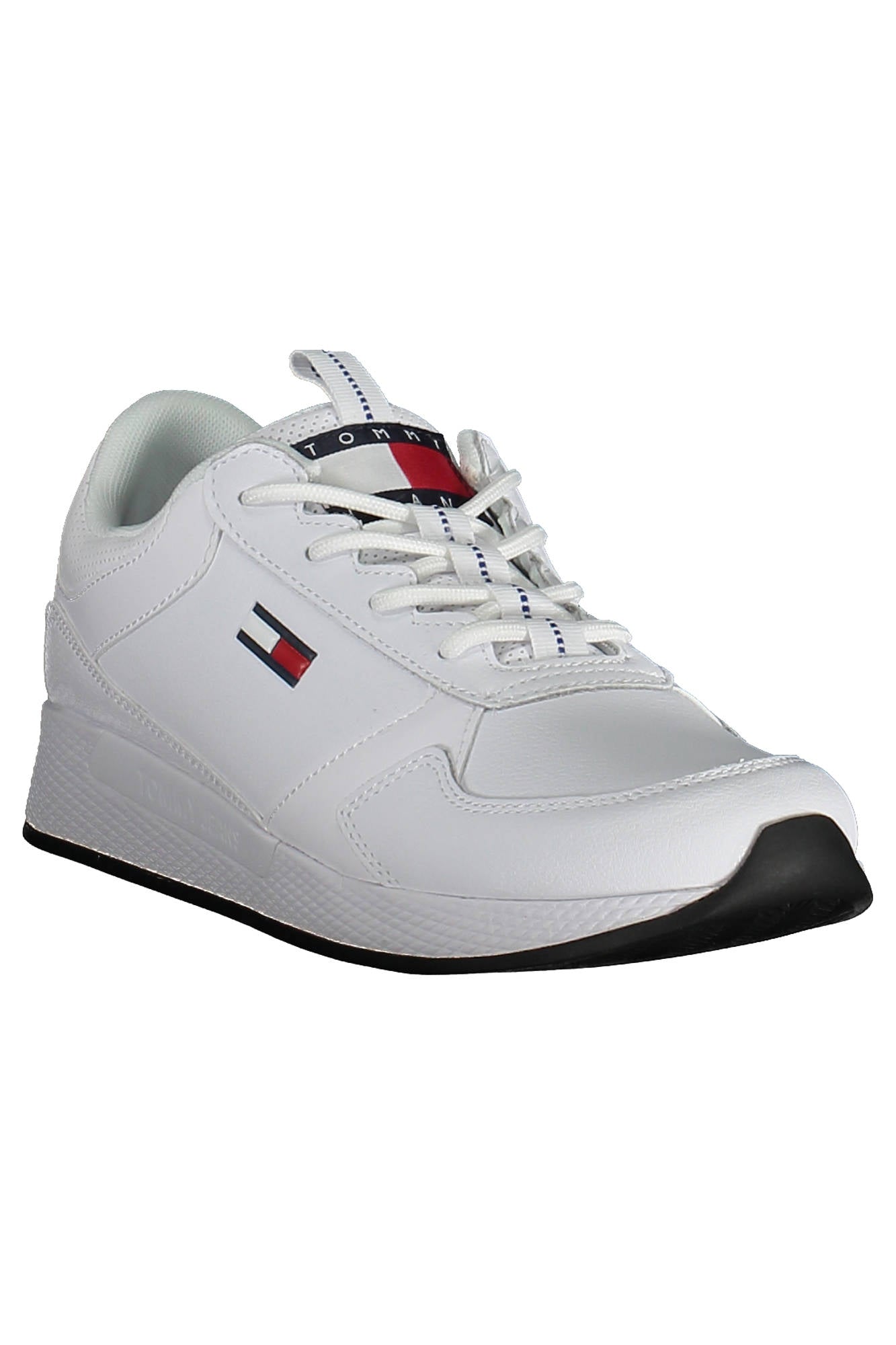 TOMMY HILFIGER MEN'S WHITE SPORTS SHOES