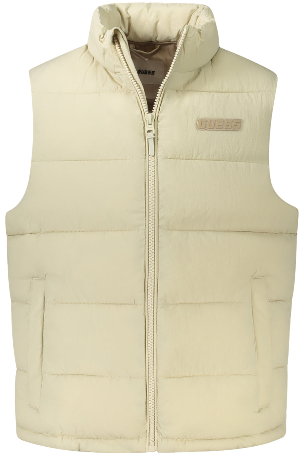 GUESS JEANS MEN'S SLEEVELESS BEIGE