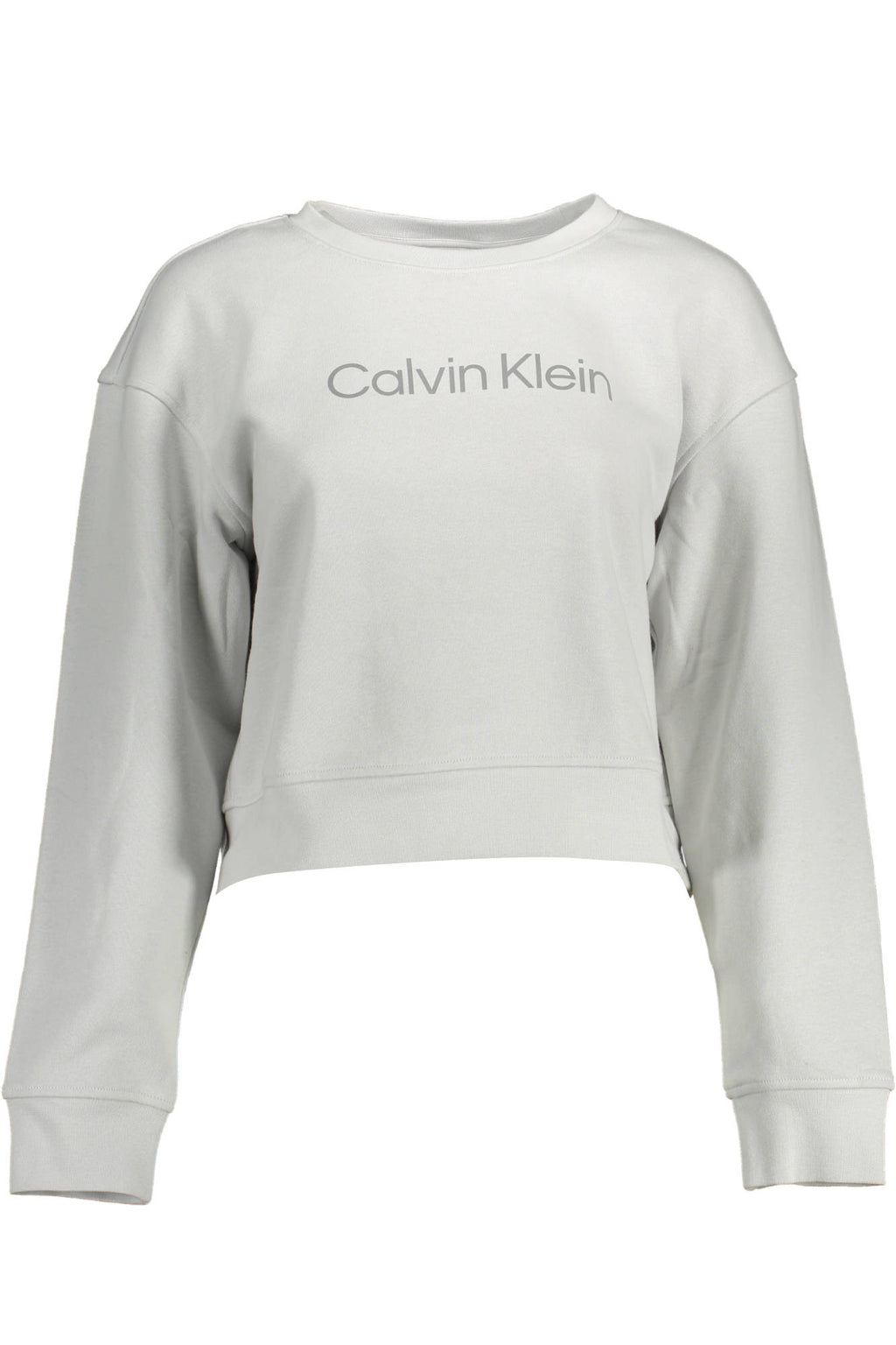 CALVIN KLEIN SWEATSHIRT WITHOUT ZIP WOMAN GRAY