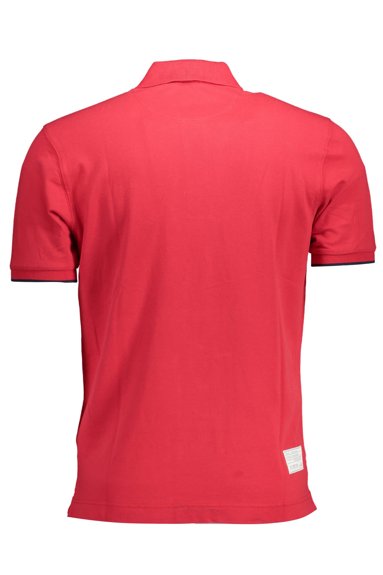 LA MARTINA MEN'S RED SHORT SLEEVED POLO SHIRT