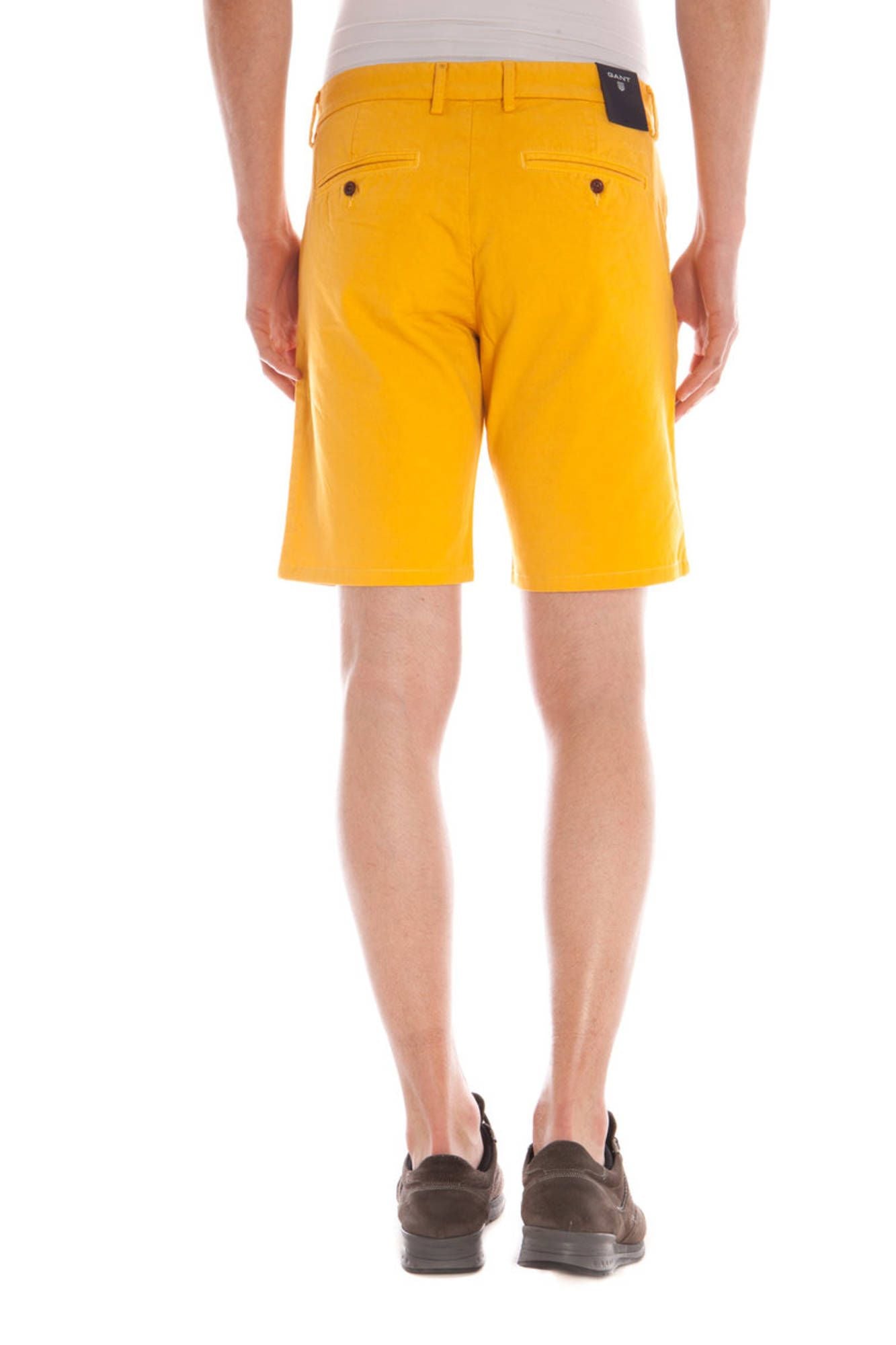 GANT YELLOW MEN'S BERMUDA TROUSERS