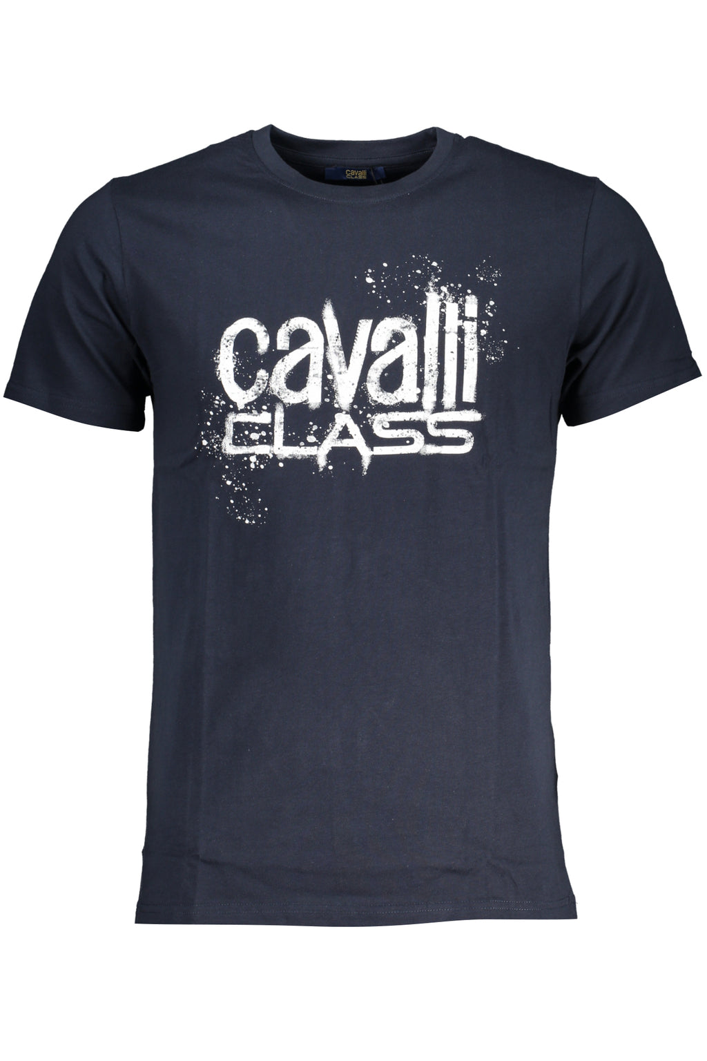 CAVALLI CLASS MEN'S SHORT SLEEVED T-SHIRT BLUE