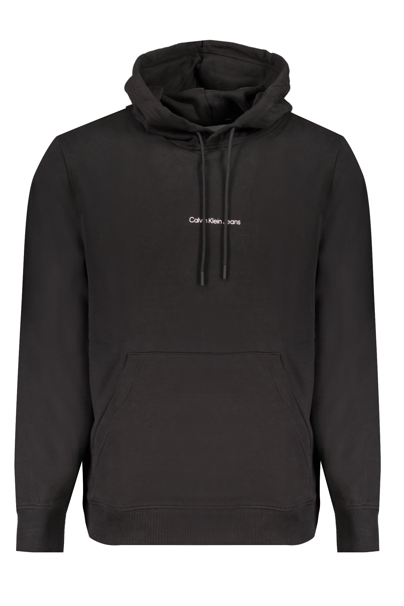 CALVIN KLEIN MEN'S BLACK ZIPLESS SWEATSHIRT