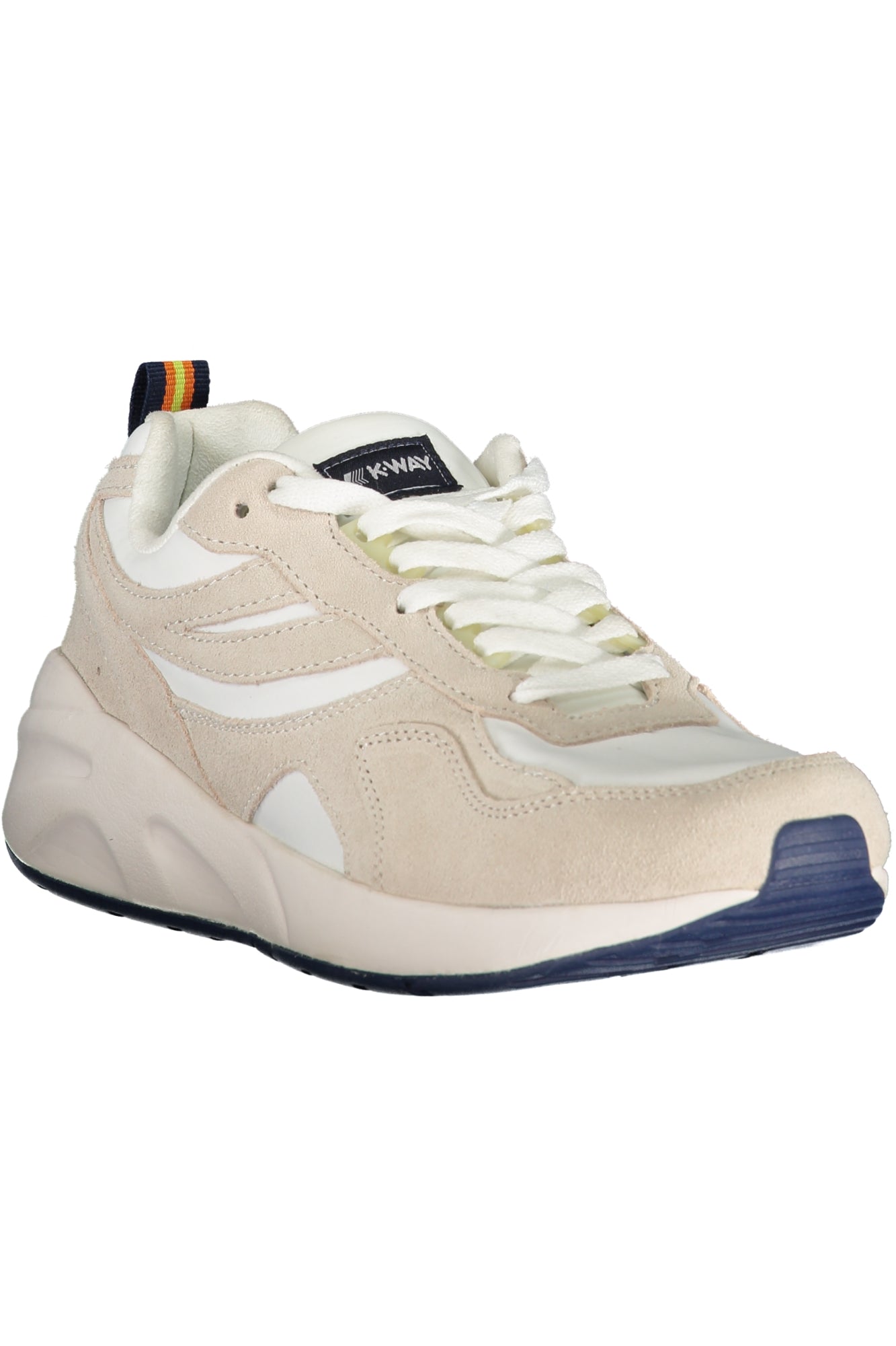 K-WAY BEIGE MEN'S SPORTS SHOES