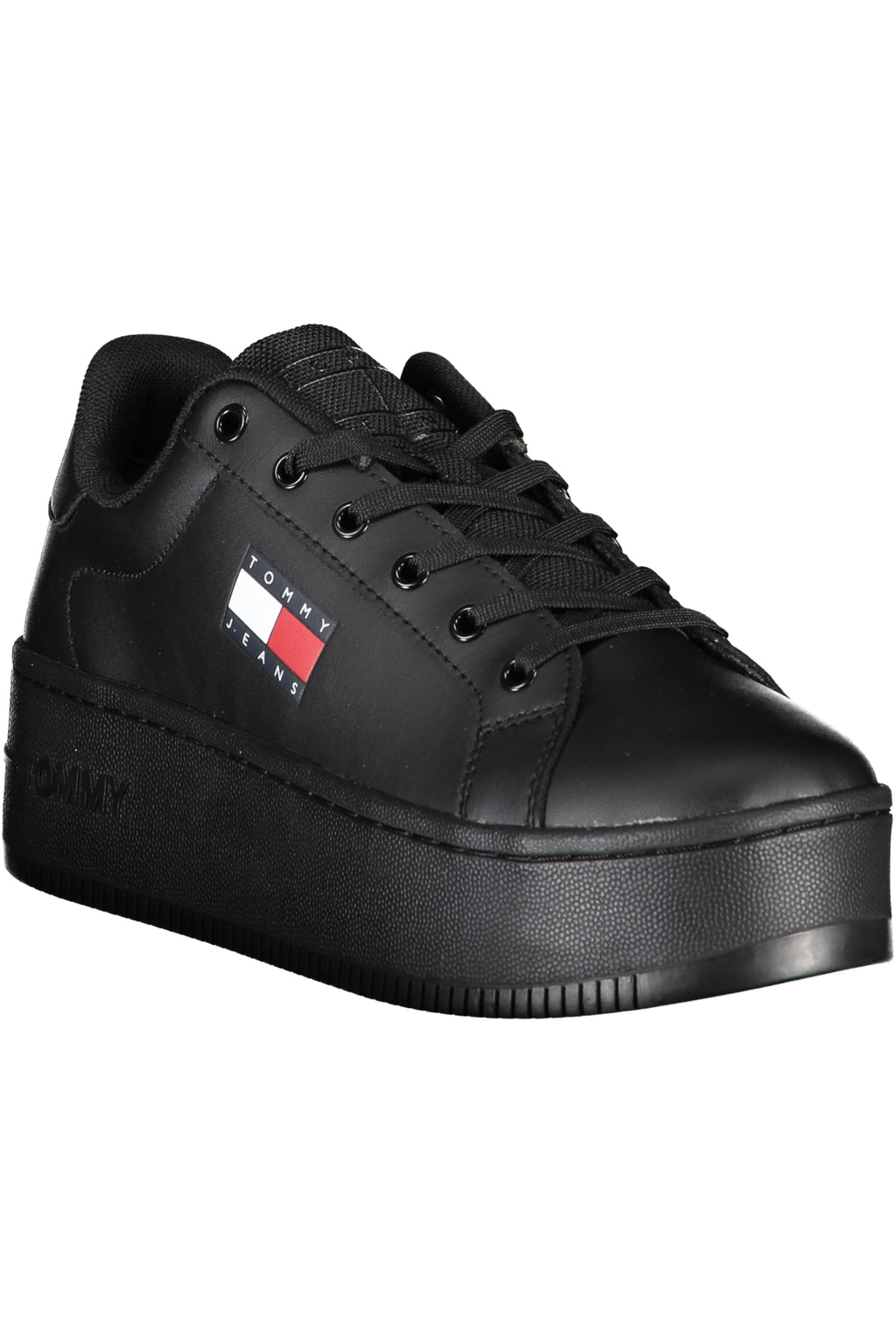 TOMMY HILFIGER BLACK WOMEN'S SPORTS SHOES