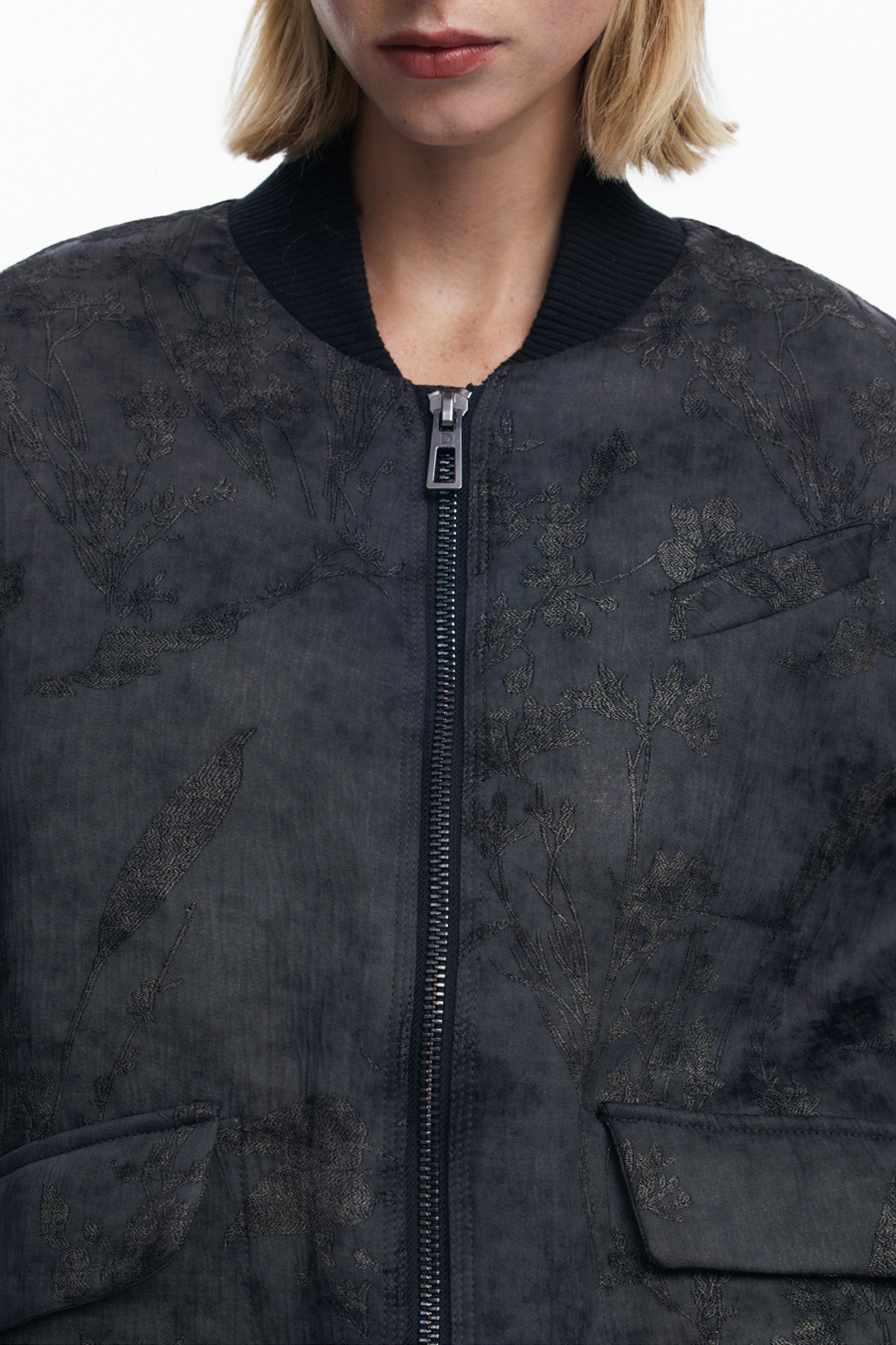 DESIGUAL WOMEN'S BLACK JACKET