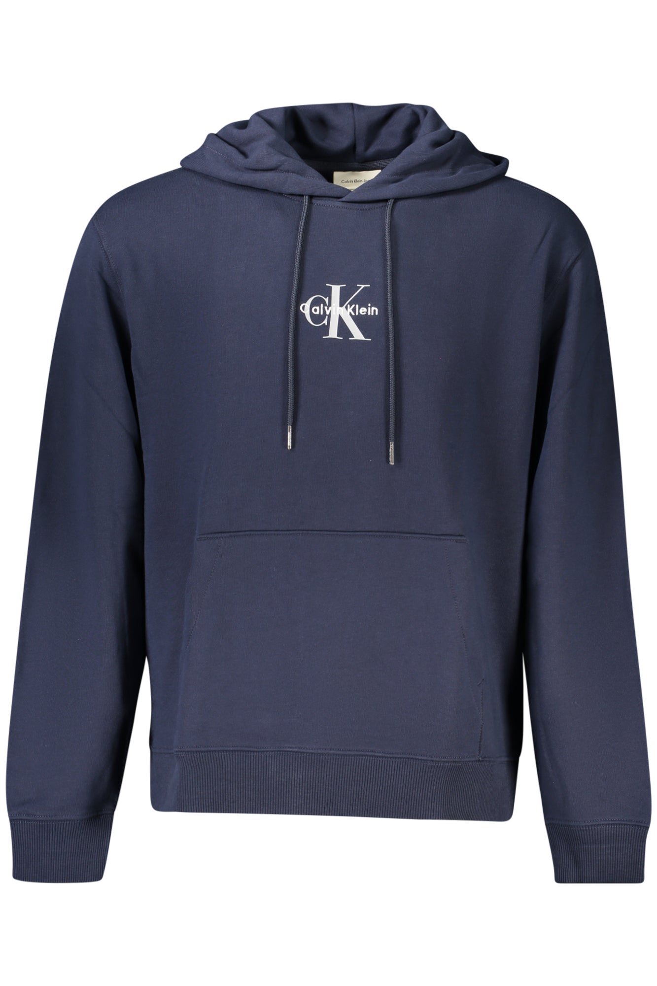 CALVIN KLEIN MEN'S BLUE ZIP-UP SWEATSHIRT