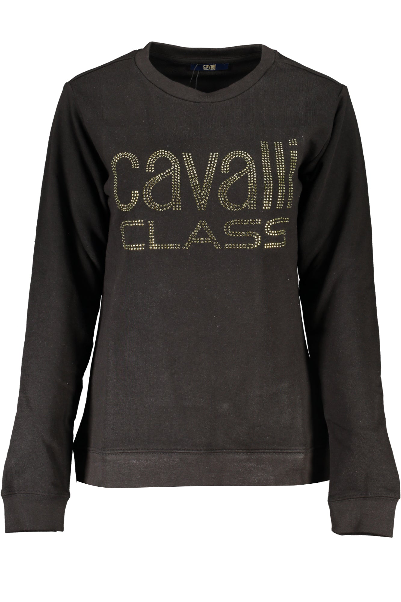 CAVALLI CLASS WOMEN'S ZIPLESS SWEATSHIRT BLACK