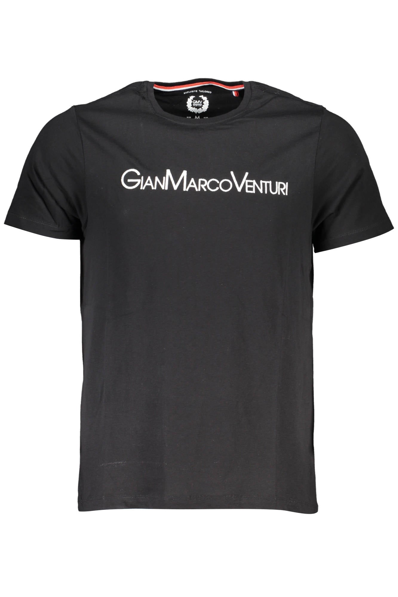 GIAN MARCO VENTURI MEN'S SHORT SLEEVE T-SHIRT BLACK