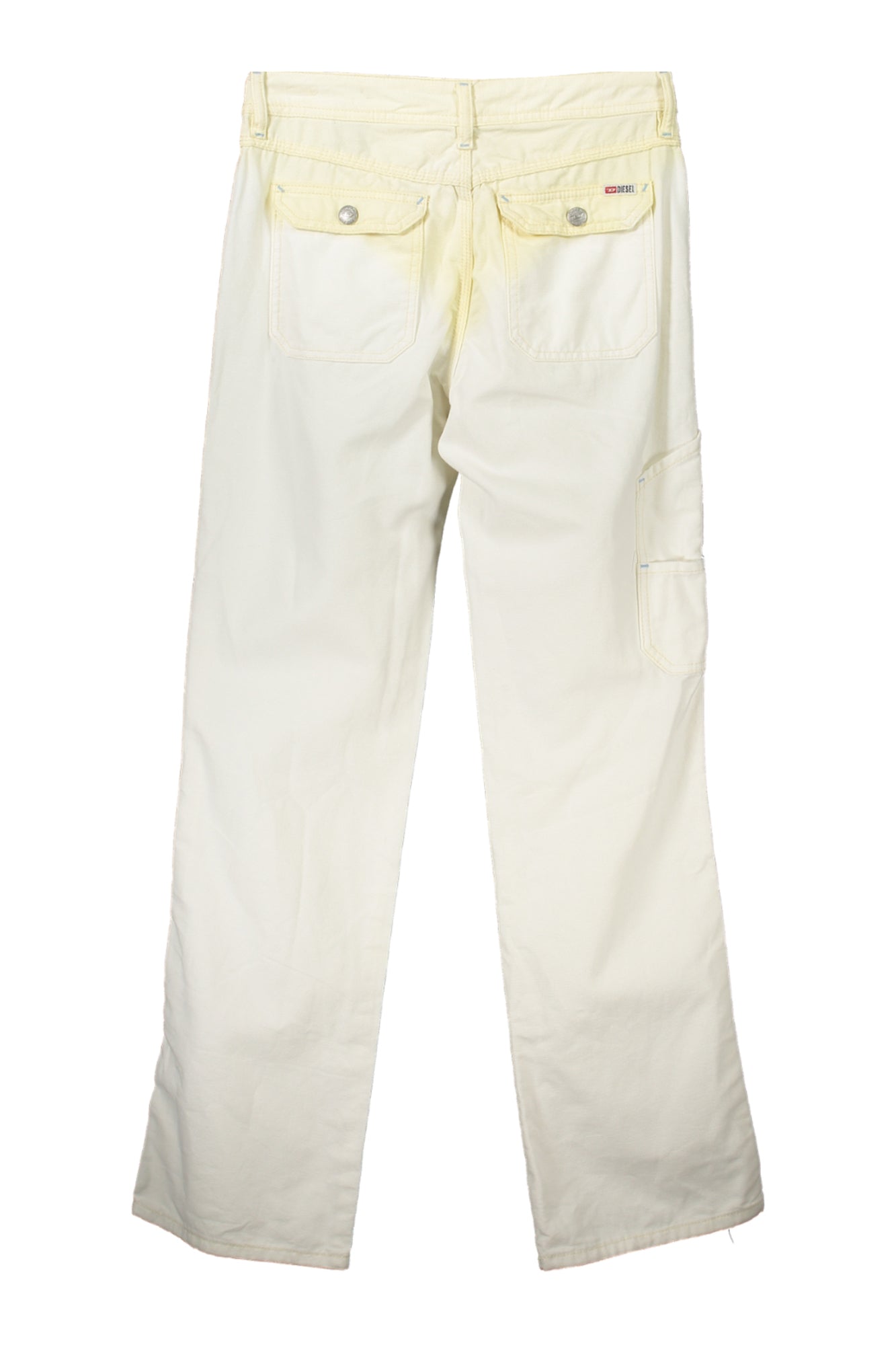 DIESEL MEN'S WHITE PANTS