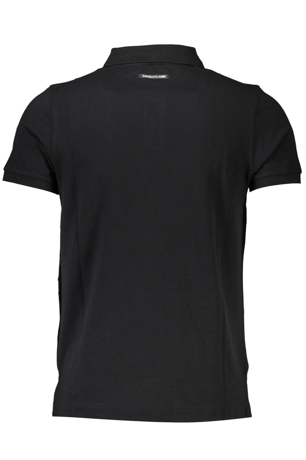 CAVALLI CLASS POLO SHORT SLEEVE MEN BLACK