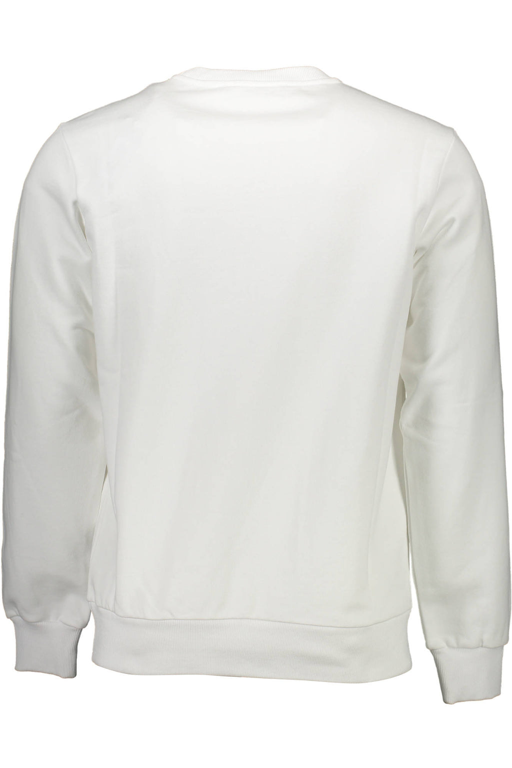 DIESEL MEN'S WHITE ZIP-UP SWEATSHIRT