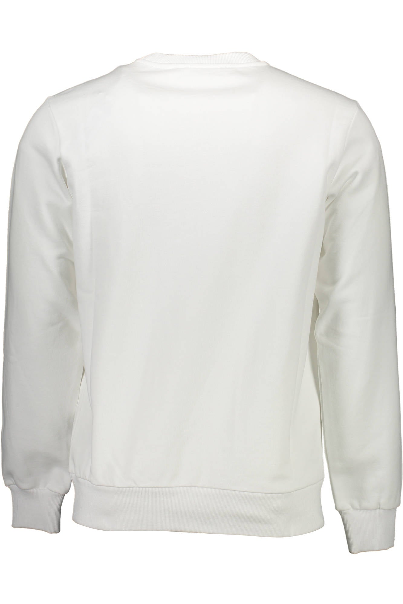 DIESEL MEN'S WHITE ZIP-UP SWEATSHIRT