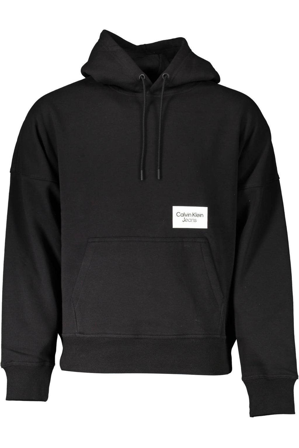 CALVIN KLEIN MEN'S BLACK ZIP-UP SWEATSHIRT