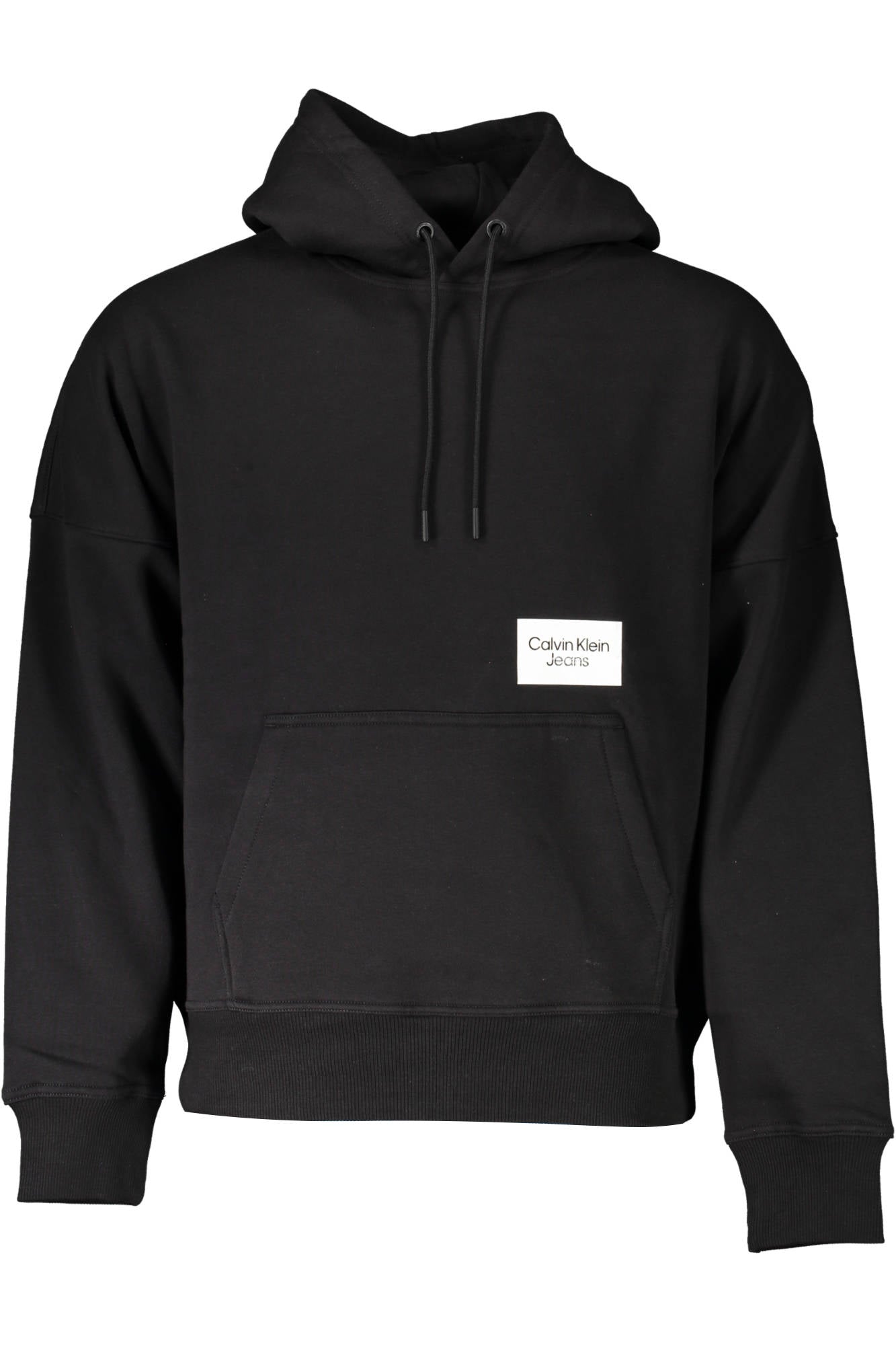 CALVIN KLEIN MEN'S BLACK ZIP-UP SWEATSHIRT