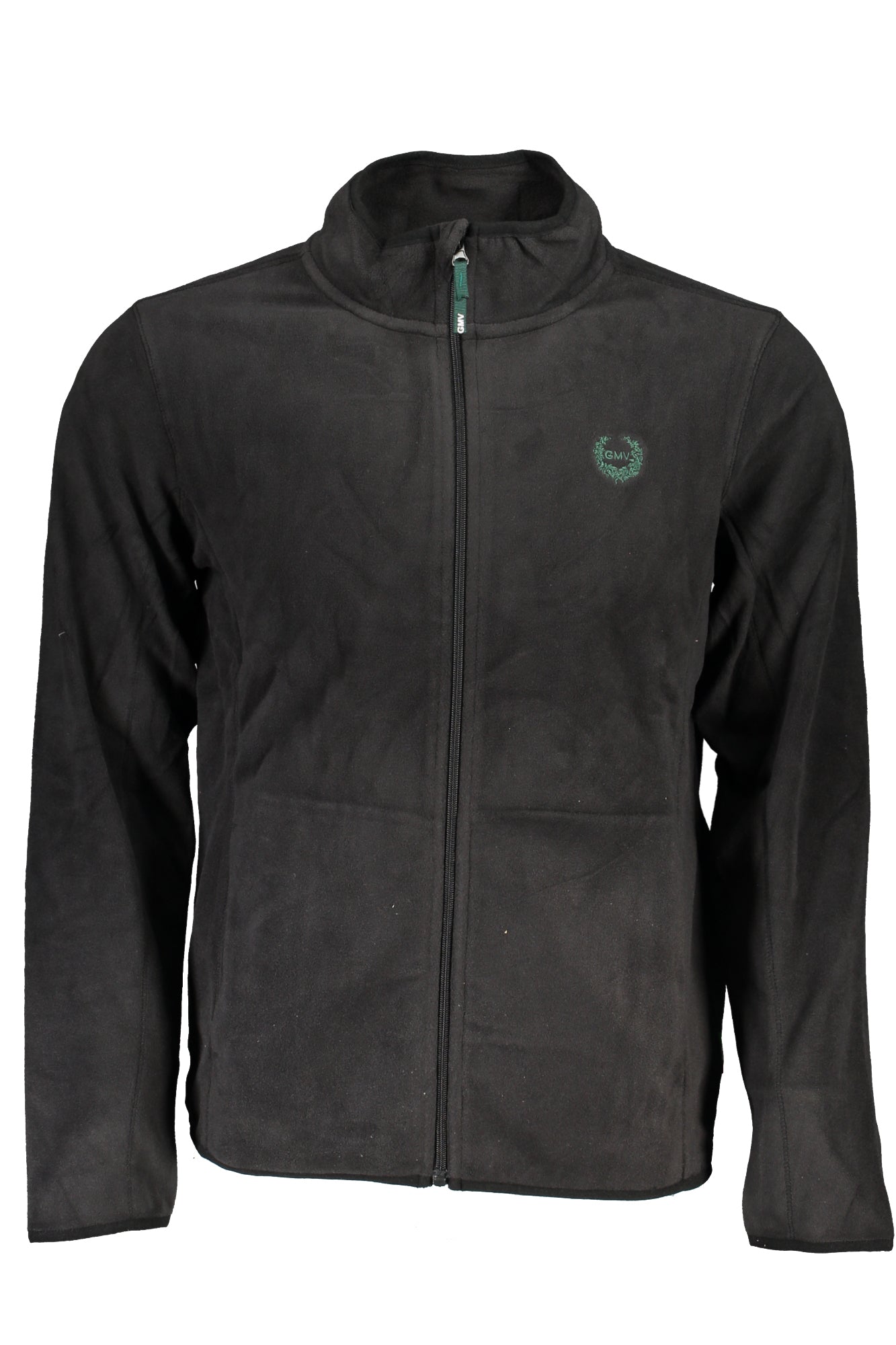 GIAN MARCO VENTURI MEN'S BLACK ZIP SWEATSHIRT