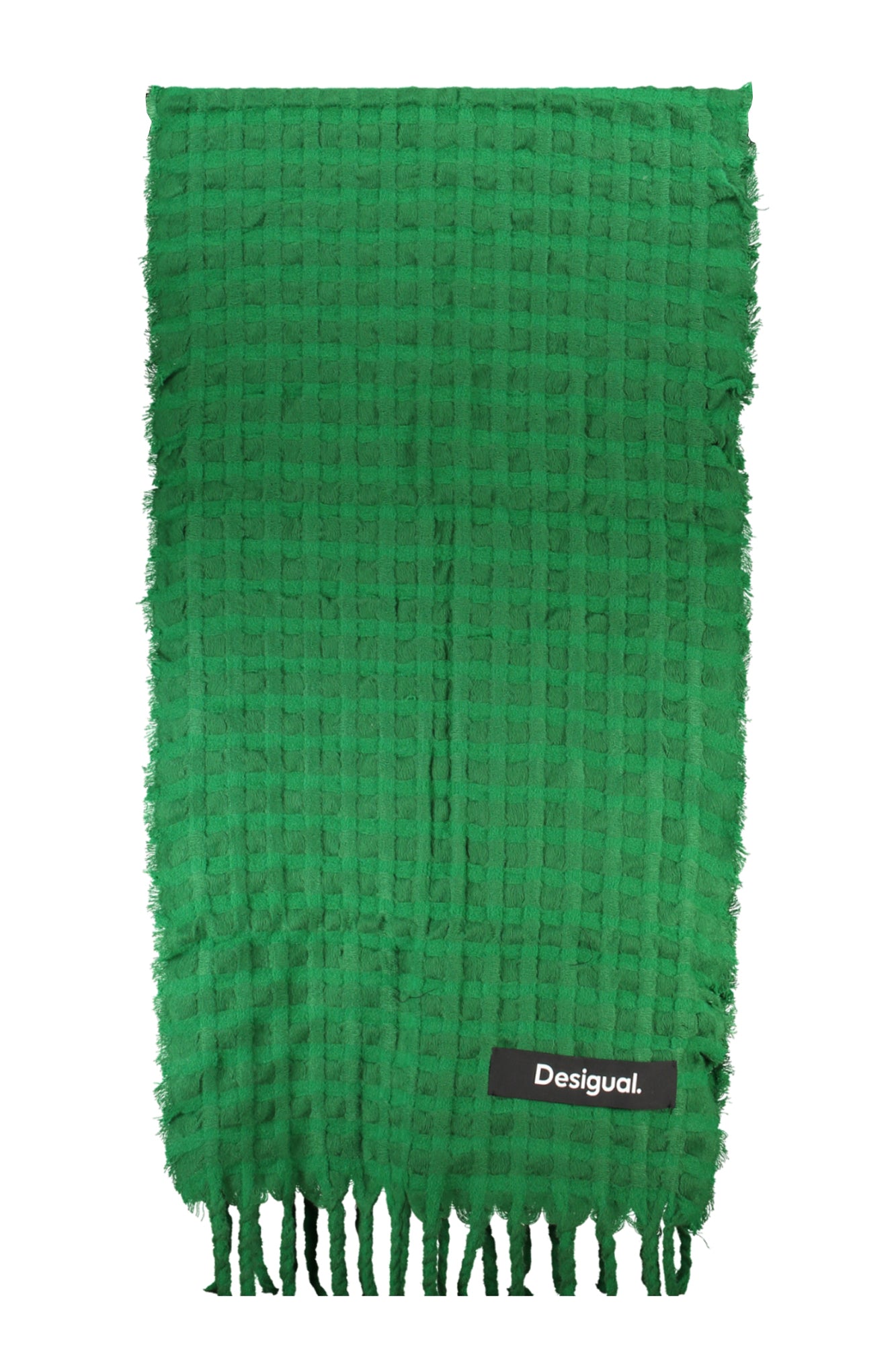 DESIGUAL GREEN WOMEN'S SCARF