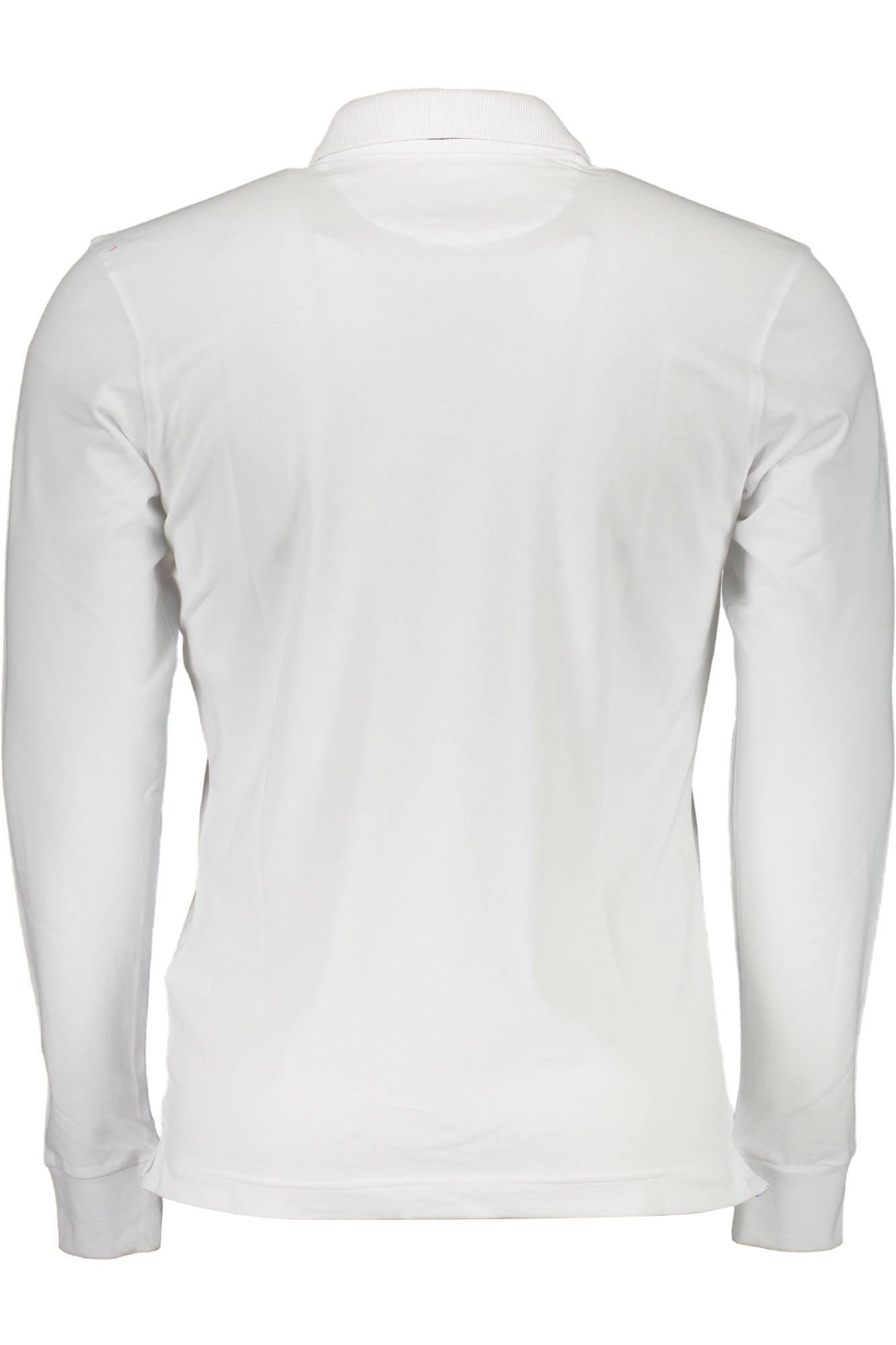 LA MARTINA MEN'S WHITE LONG SLEEVE POLO SHIRT