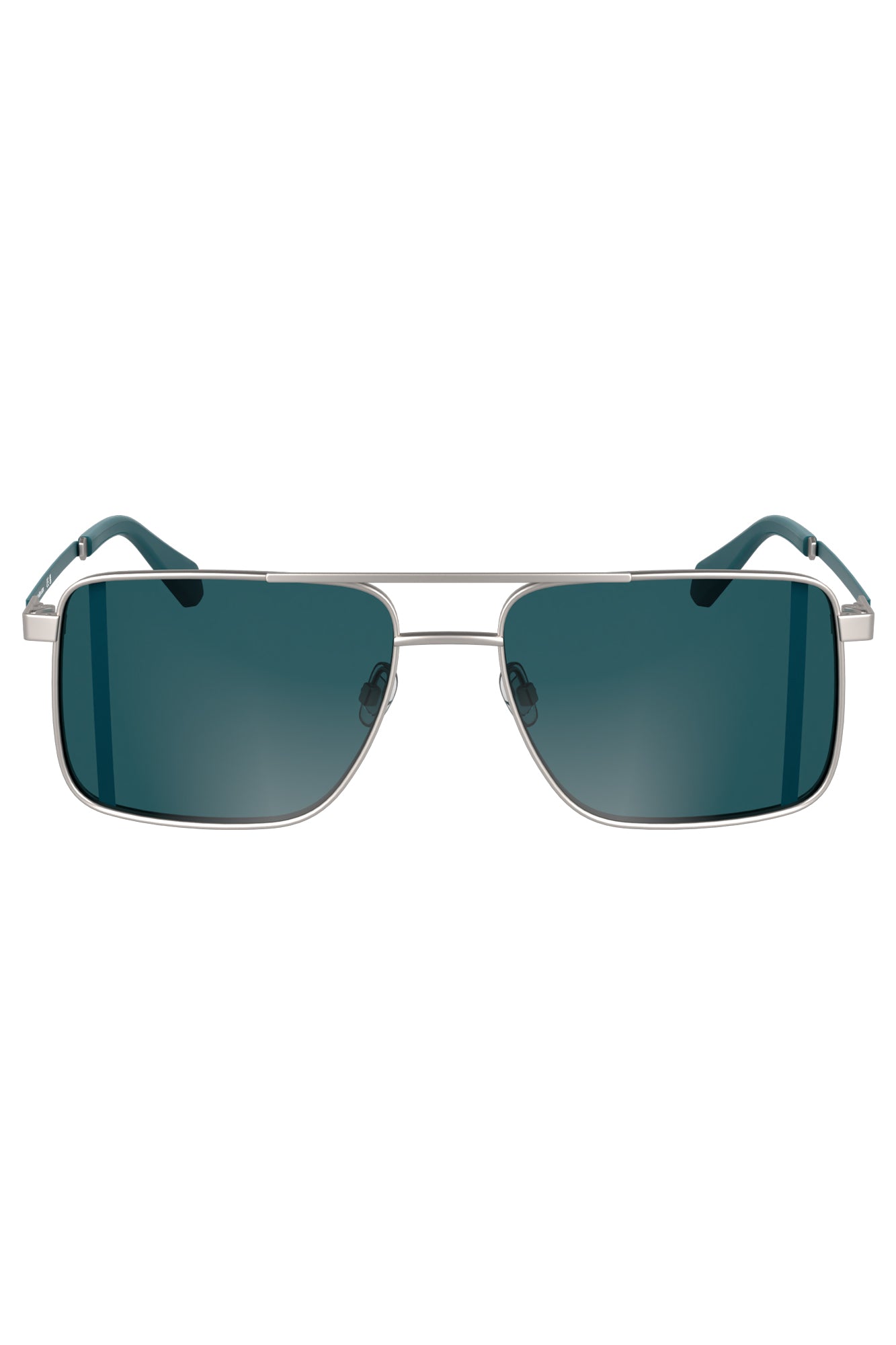 CALVIN KLEIN MEN'S SUNGLASSES SILVER