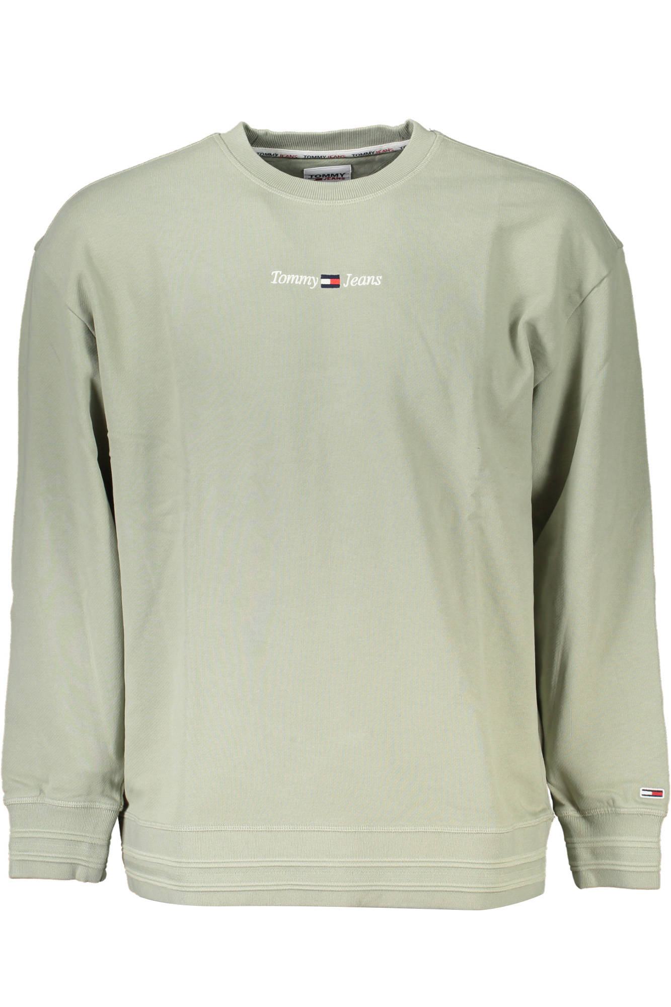 TOMMY HILFIGER MAN GREEN SWEATSHIRT WITHOUT ZIP