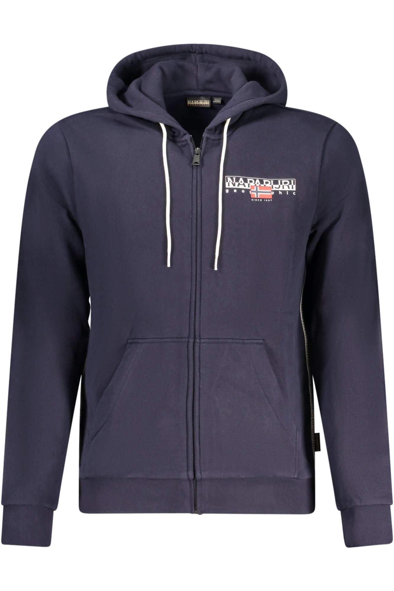 NAPAPIJRI MEN'S ZIP-UP SWEATSHIRT BLUE