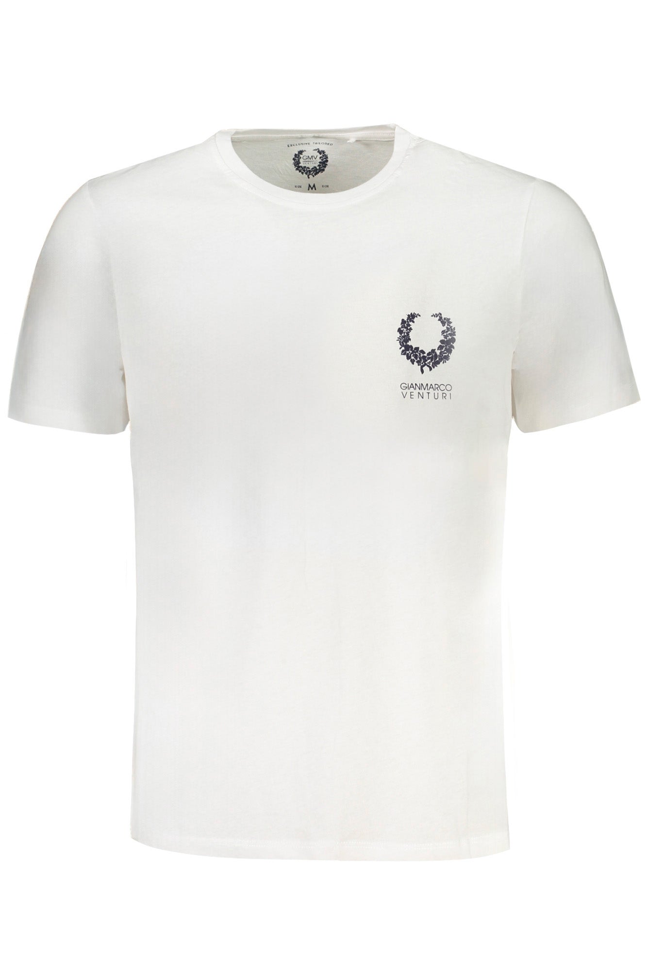 GIAN MARCO VENTURI MEN'S SHORT SLEEVED T-SHIRT WHITE