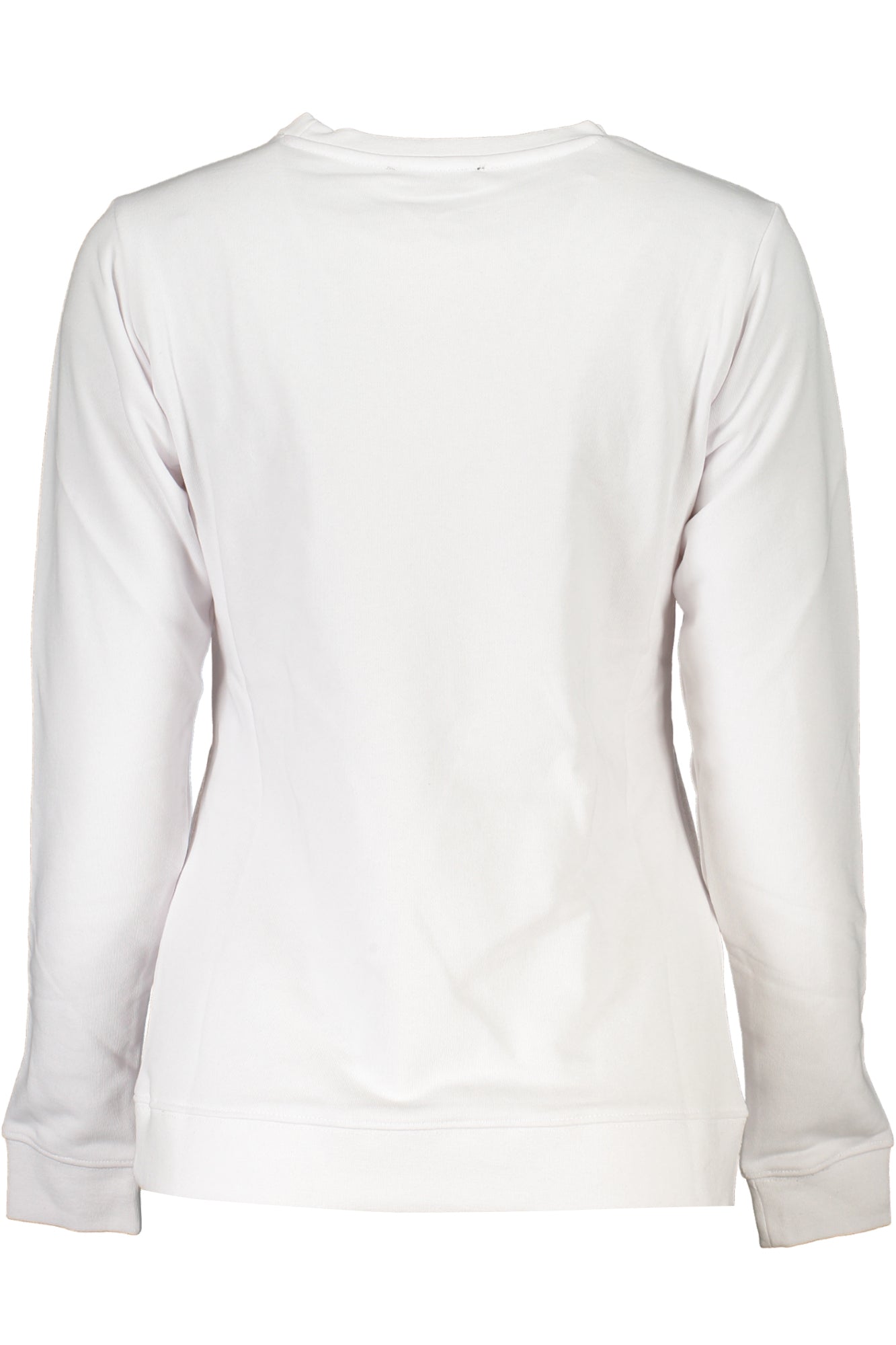 CAVALLI CLASS WOMEN'S WHITE SWEATSHIRT WITHOUT ZIP