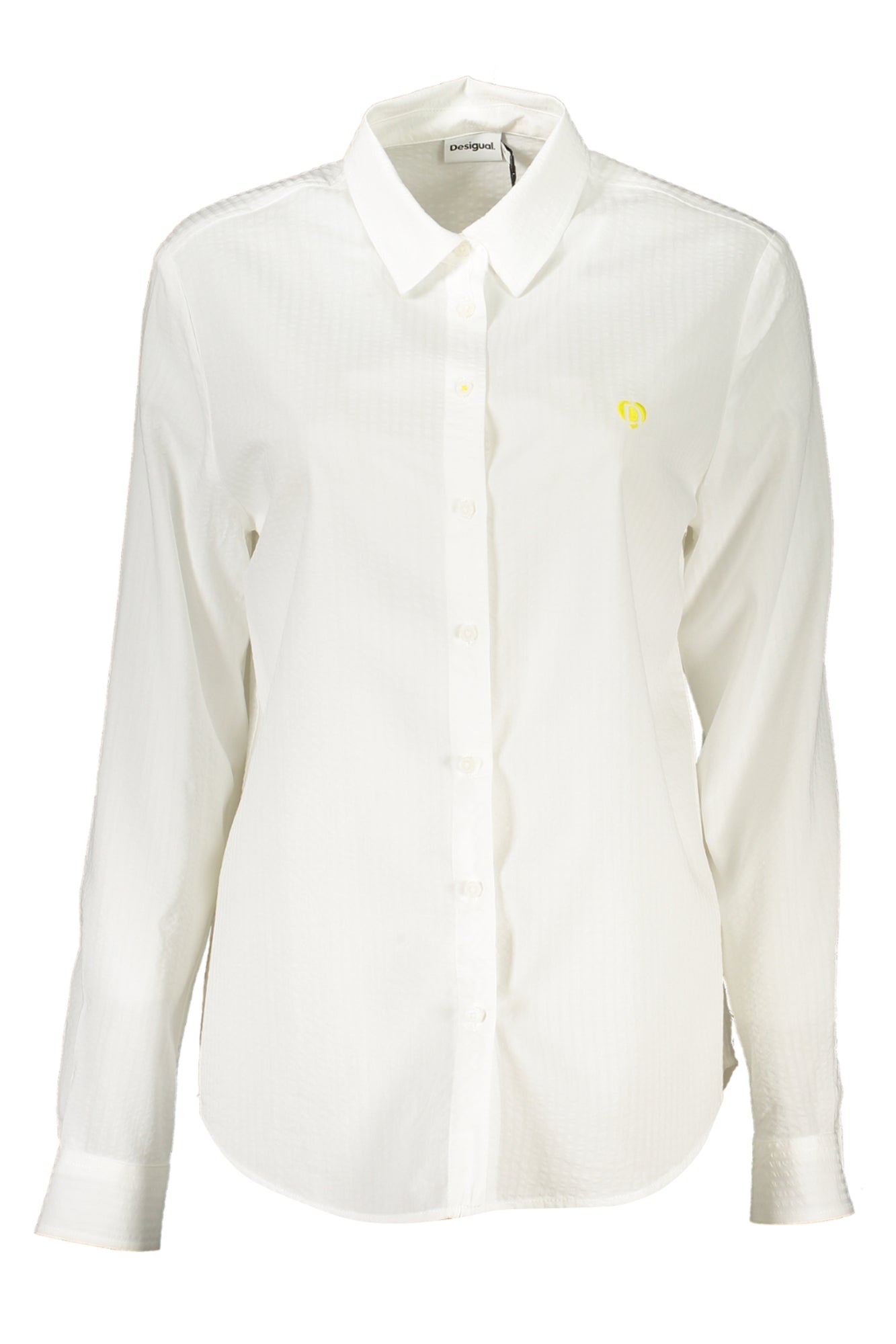 DESIGUAL WOMEN'S LONG SLEEVE SHIRT WHITE