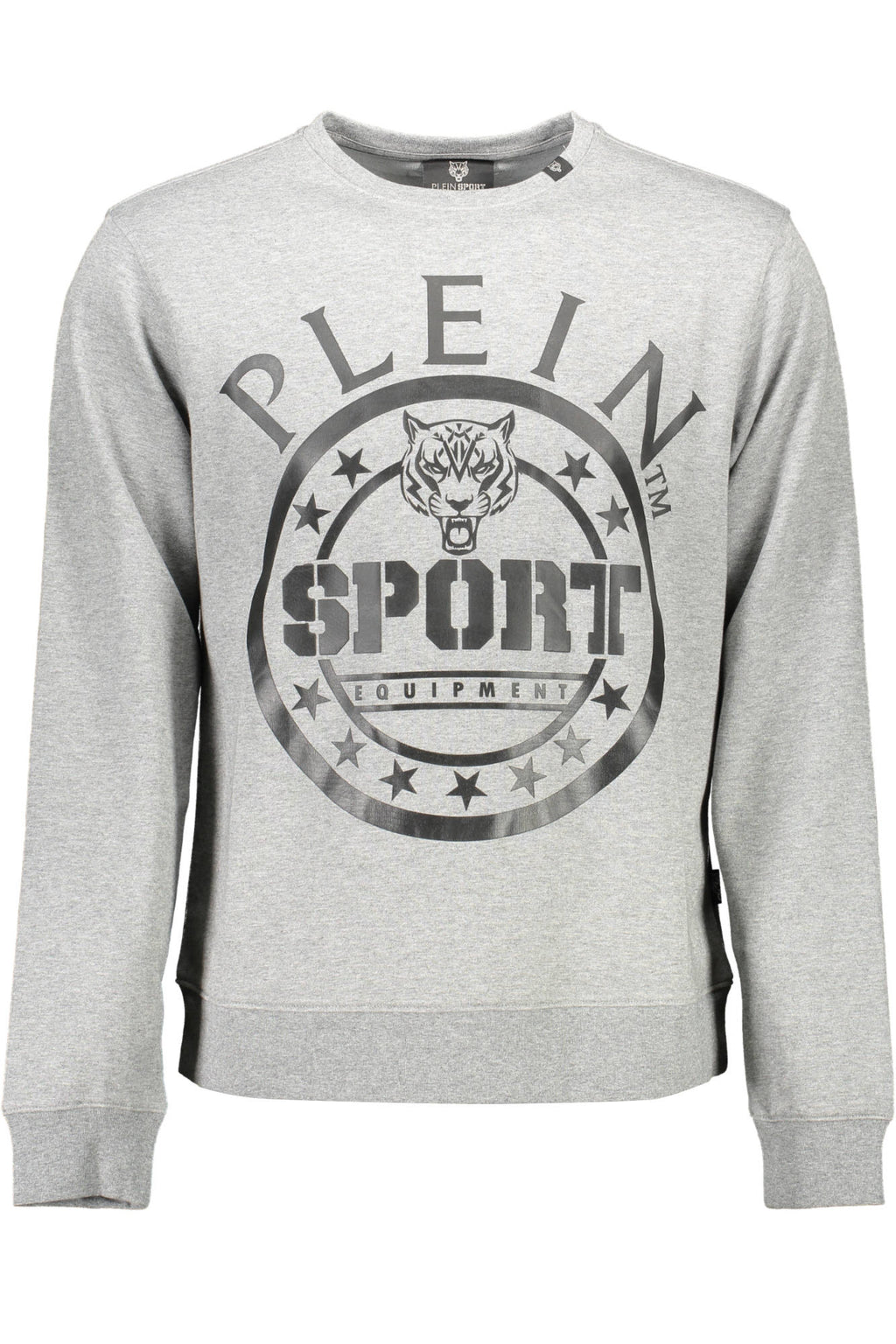 PLEIN SPORT SWEATSHIRT WITHOUT ZIP MAN GRAY