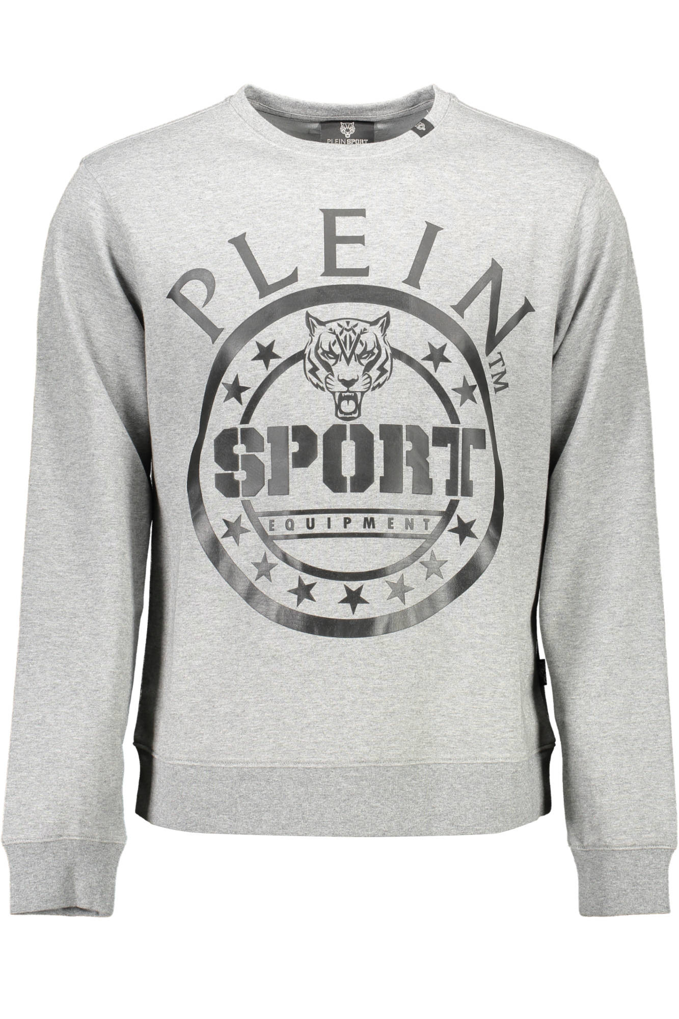 PLEIN SPORT SWEATSHIRT WITHOUT ZIP MAN GRAY