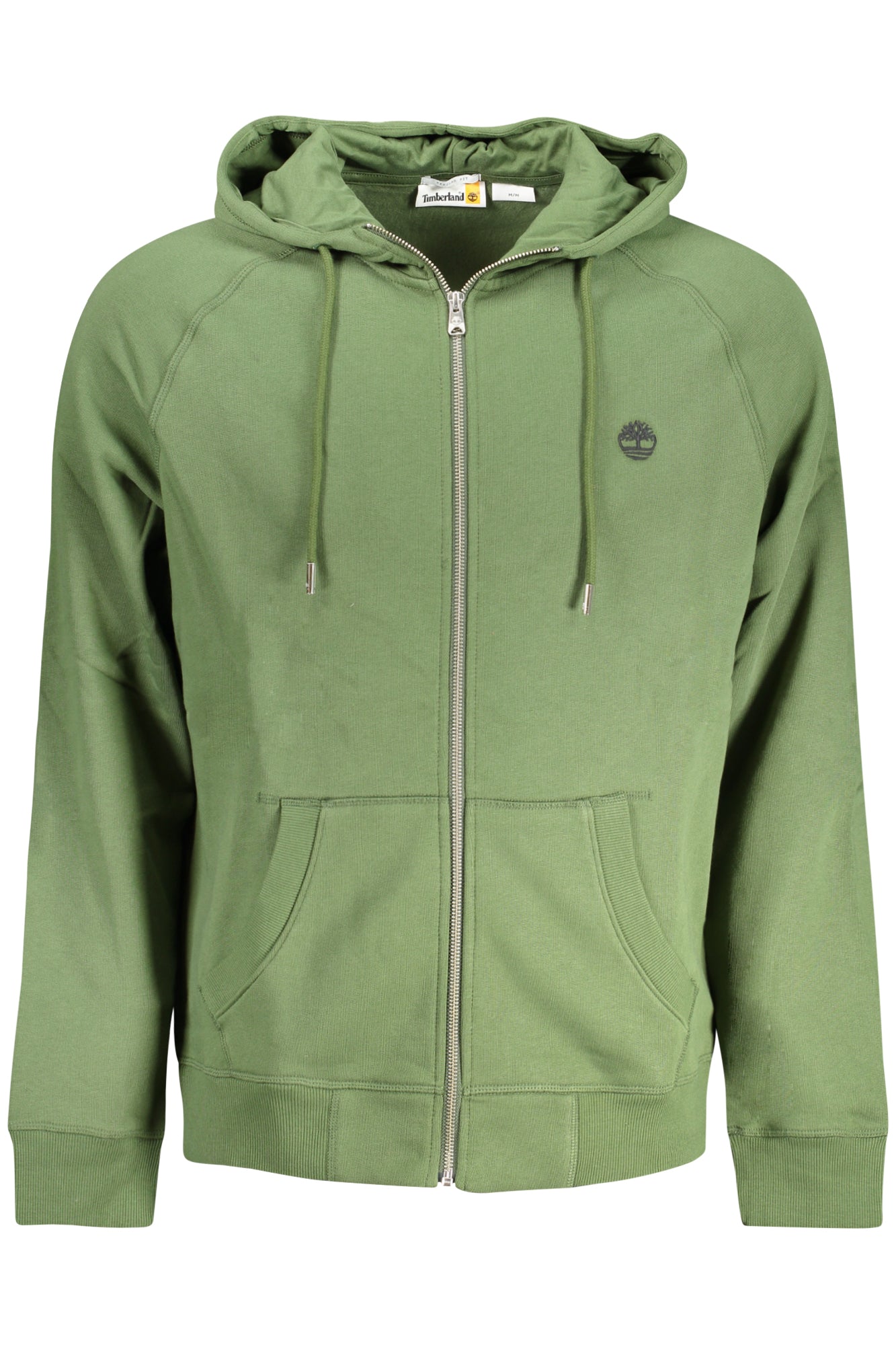 TIMBERLAND MEN'S ZIP-UP SWEATSHIRT GREEN