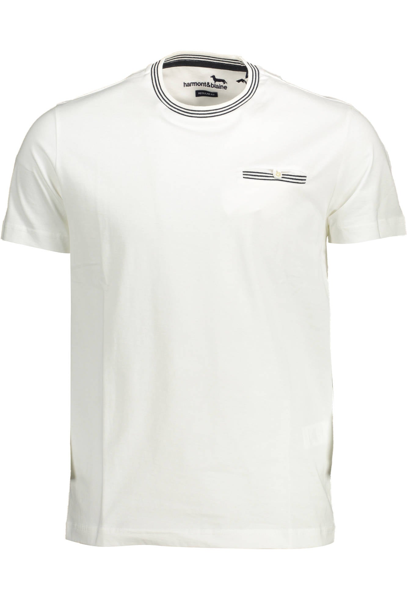 HARMONT & BLAINE MEN'S SHORT SLEEVE T-SHIRT WHITE