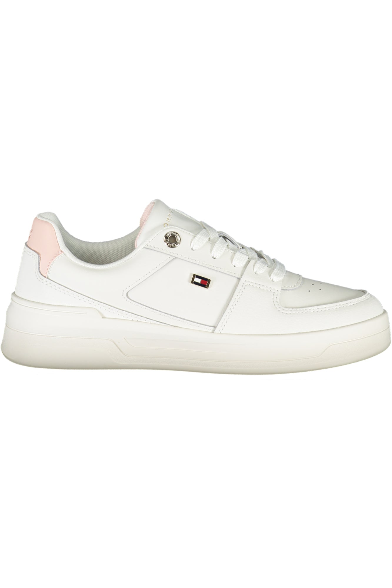 TOMMY HILFIGER WHITE WOMEN'S SPORTS SHOES