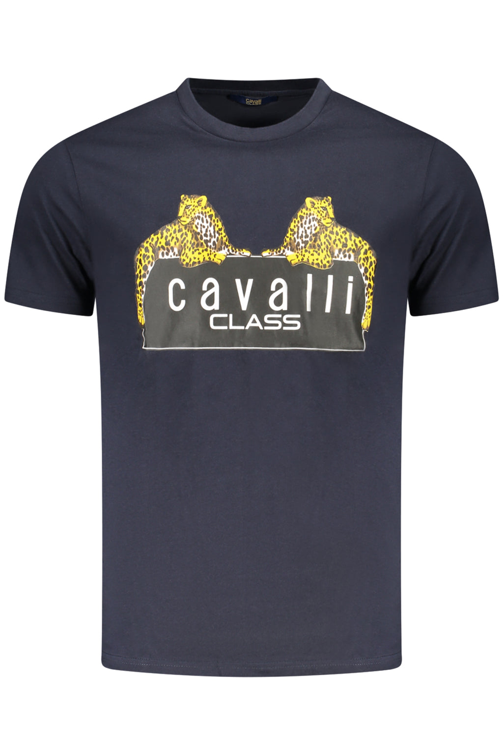 CAVALLI CLASS SHORT SLEEVE T-SHIRT MEN BLUE