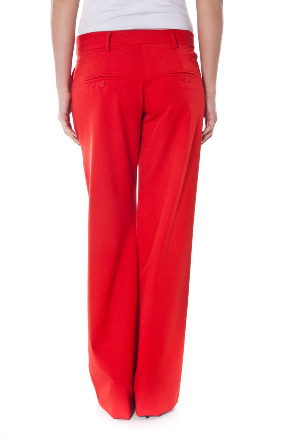 DENNY ROSE RED WOMAN TROUSERS