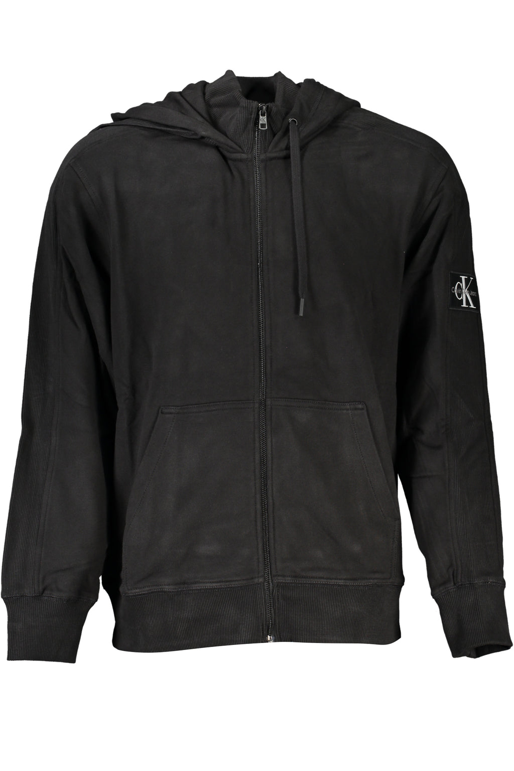 CALVIN KLEIN MEN'S BLACK ZIP SWEATSHIRT