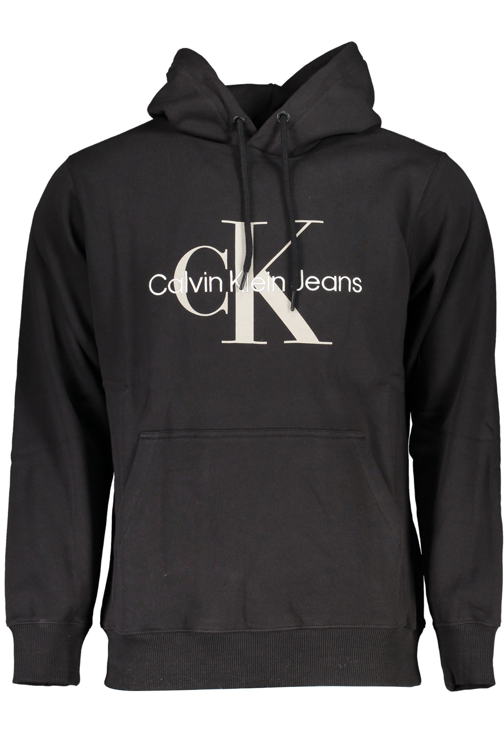 CALVIN KLEIN MEN'S BLACK ZIPLESS SWEATSHIRT