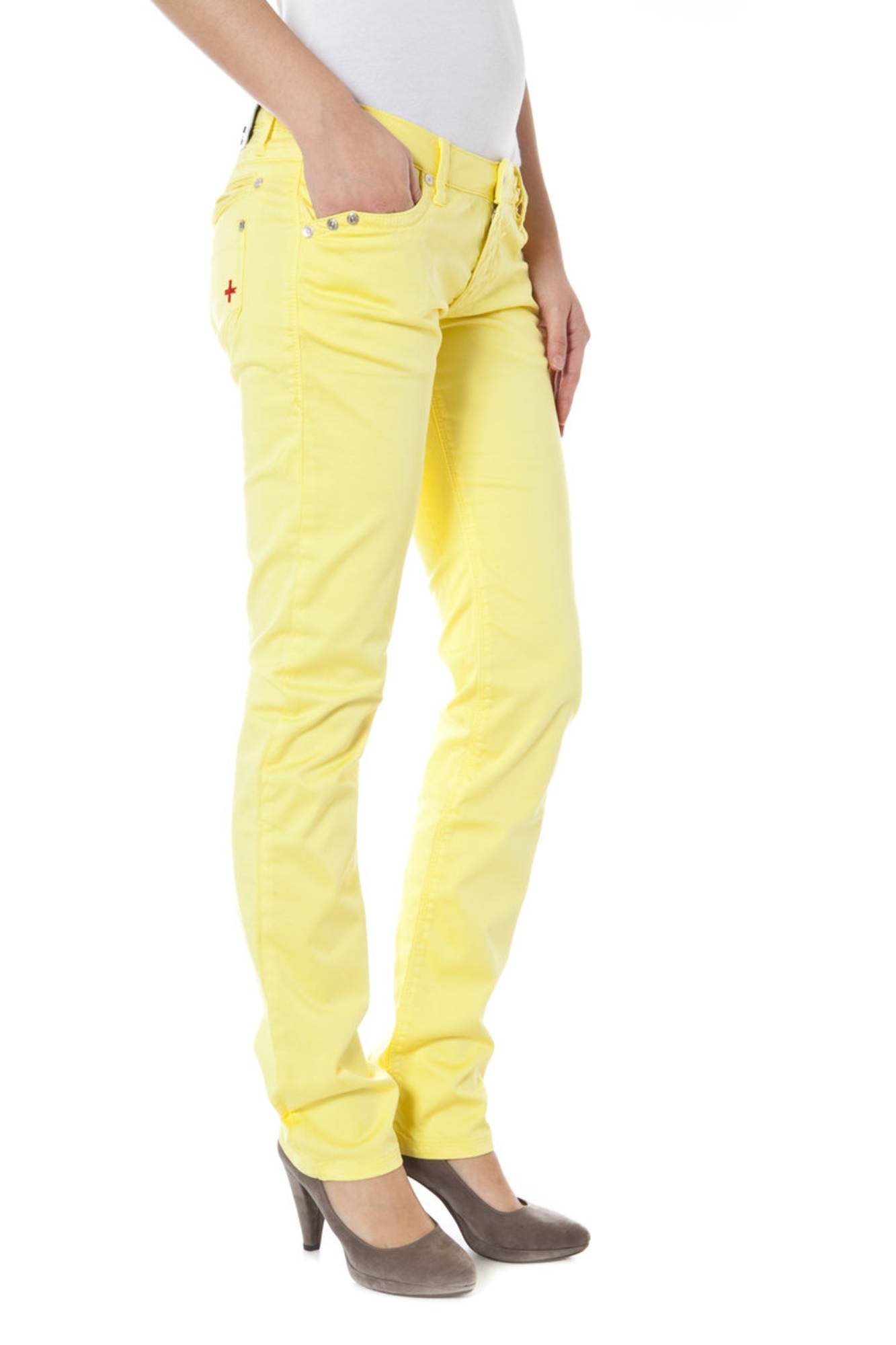ZUELEMENTS YELLOW WOMAN TROUSERS