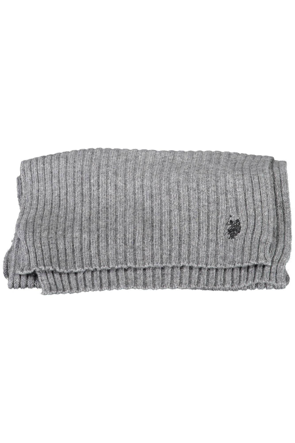 US POLO ASSN. GRAY MEN'S SCARF