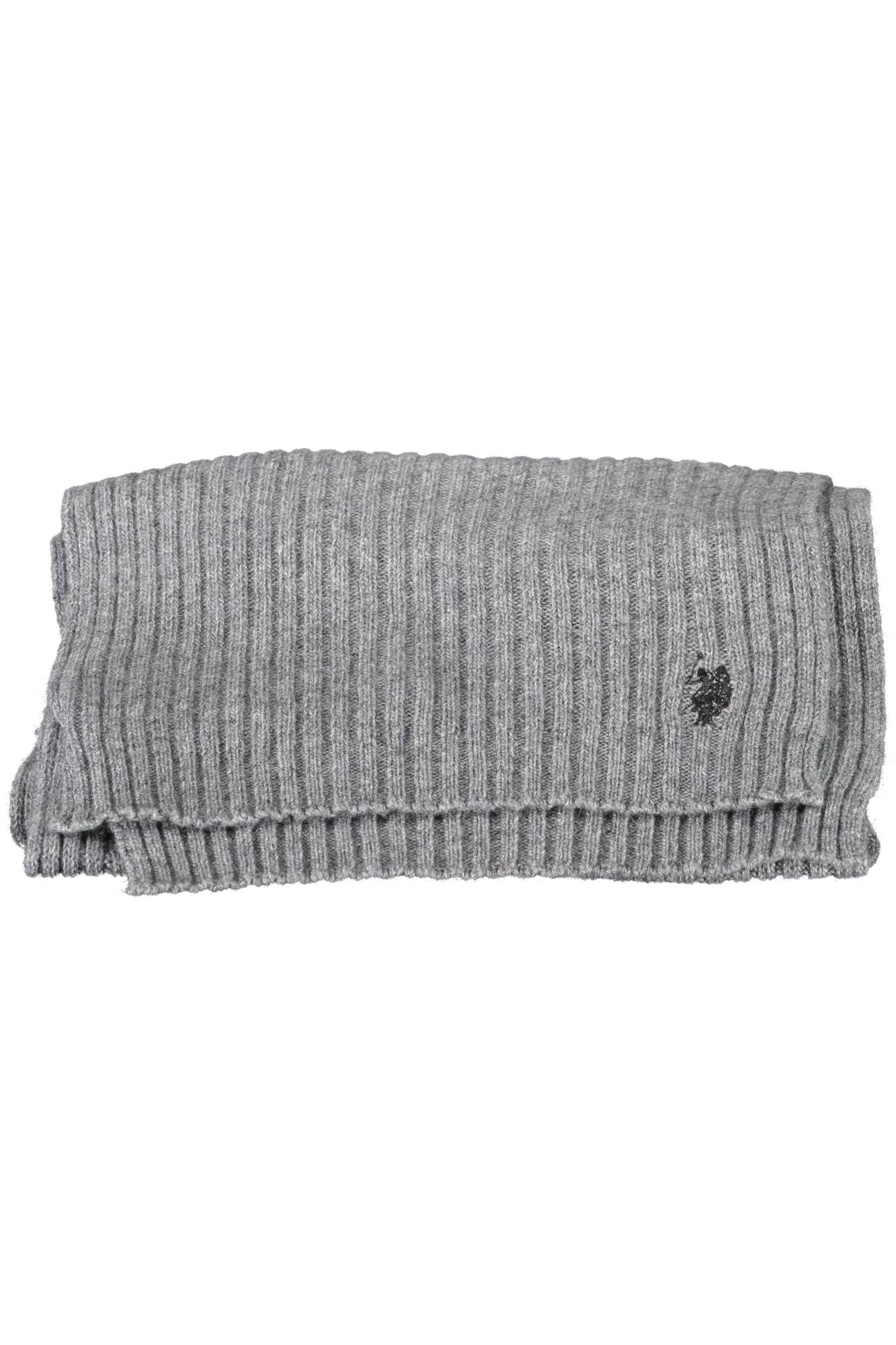 US POLO ASSN. GRAY MEN'S SCARF