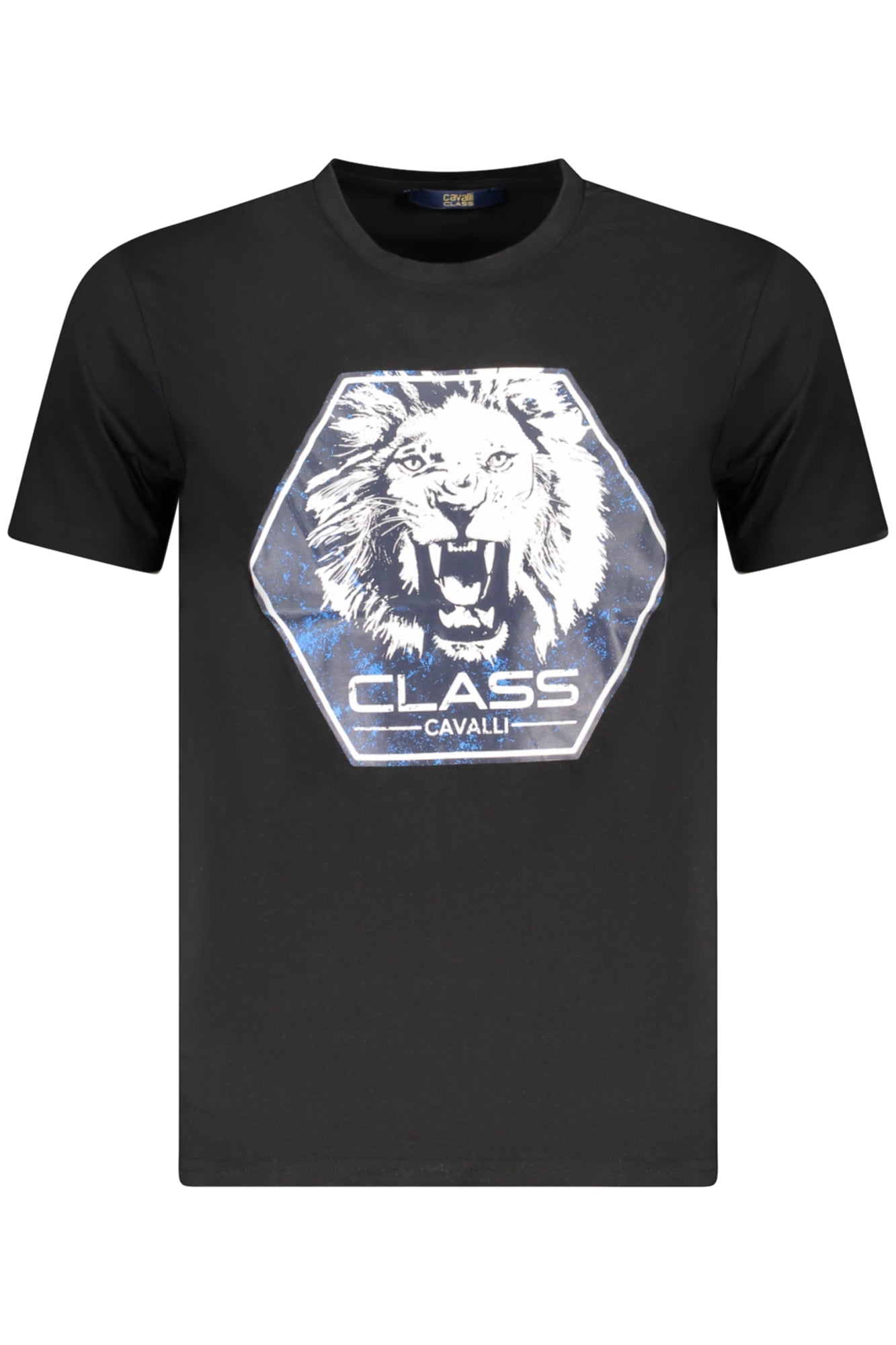 CAVALLI CLASS SHORT SLEEVE T-SHIRT MEN BLACK