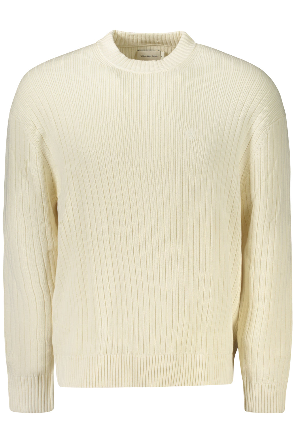 CALVIN KLEIN MEN'S WHITE SWEATER