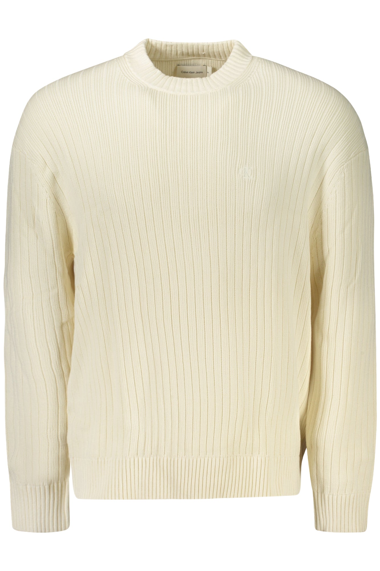 CALVIN KLEIN MEN'S WHITE SWEATER