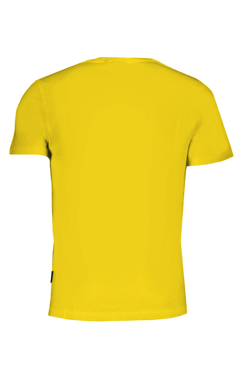 NAPAPIJRI YELLOW MEN'S SHORT SLEEVED T-SHIRT