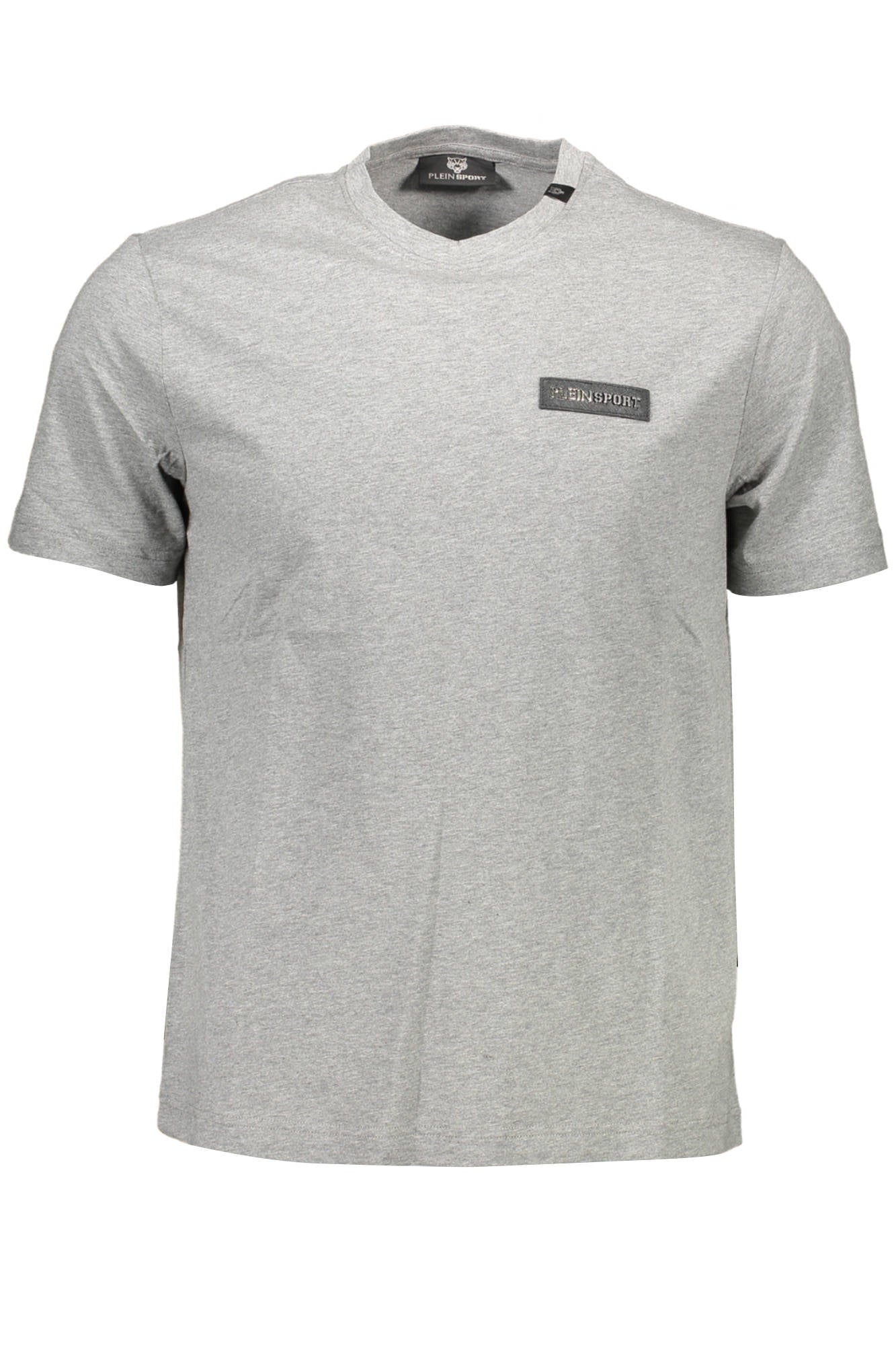 PLEIN SPORT MEN'S SHORT SLEEVE T-SHIRT GRAY