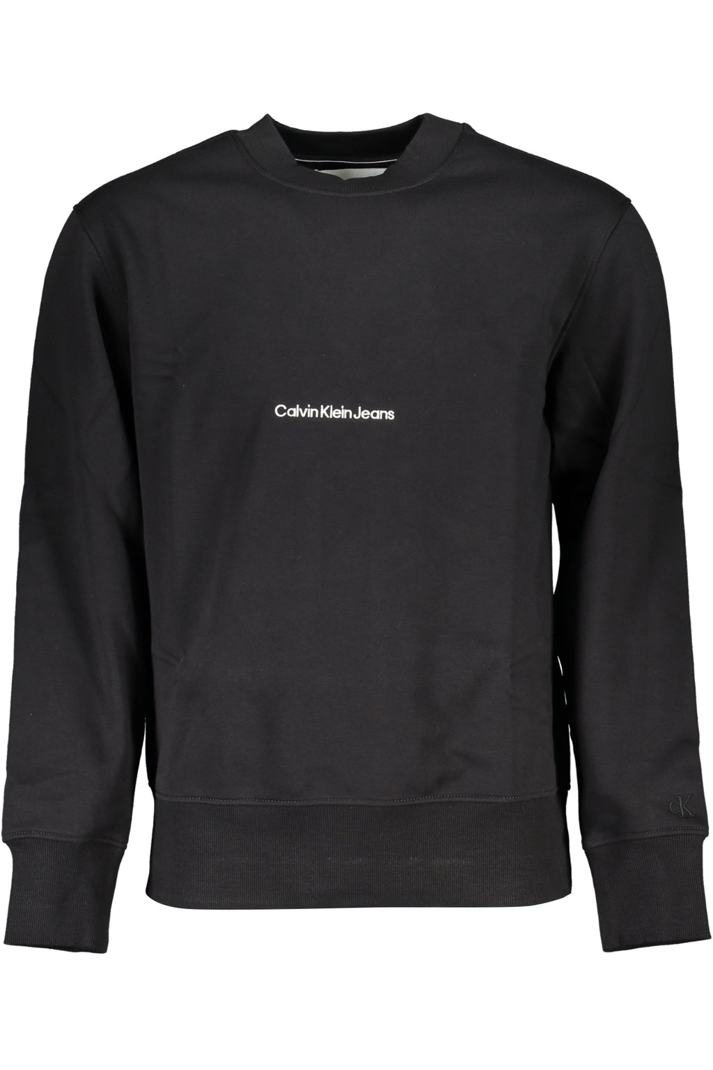 CALVIN KLEIN MEN'S BLACK ZIPLESS SWEATSHIRT