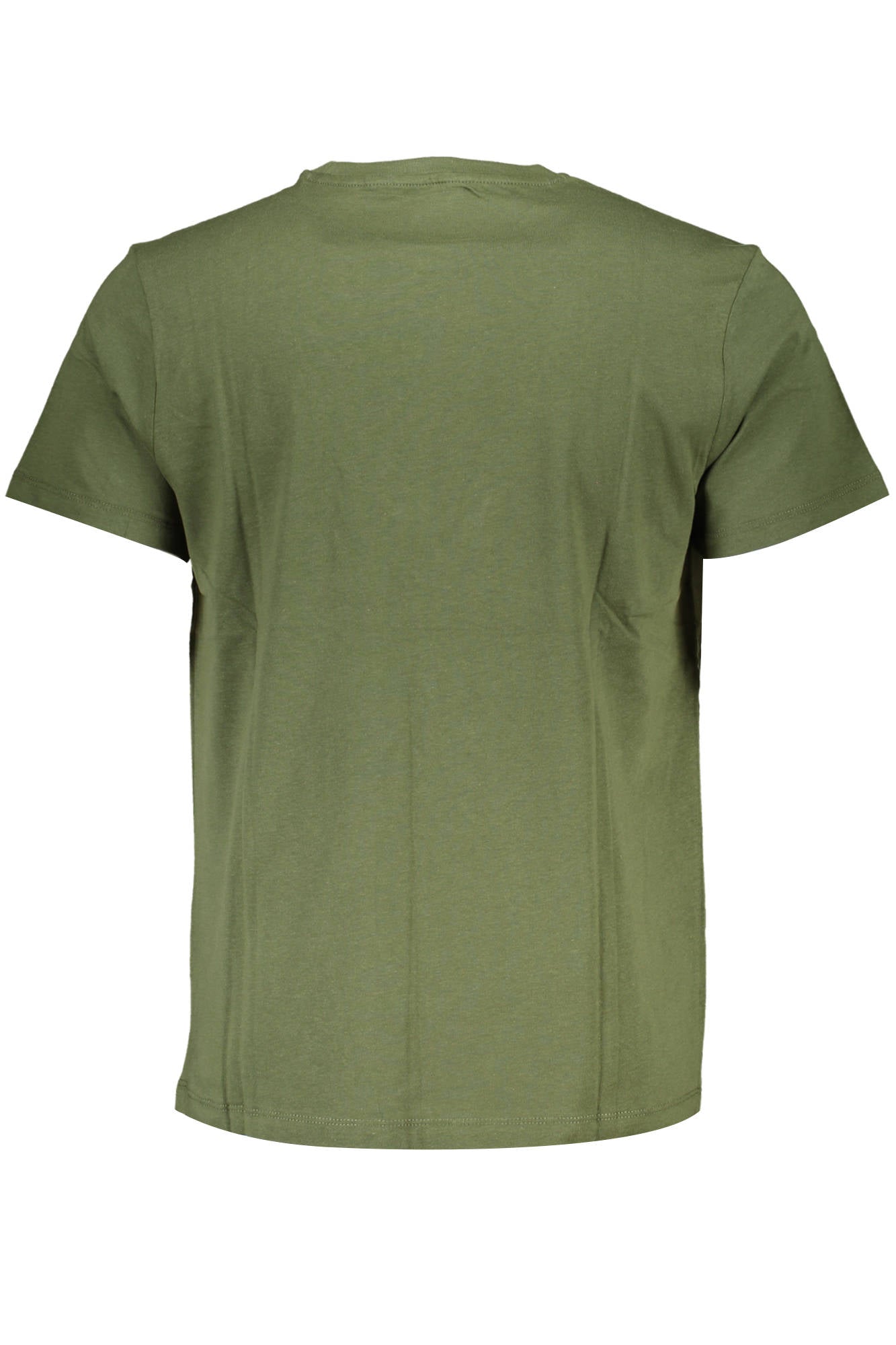 GIAN MARCO VENTURI MEN'S SHORT SLEEVED T-SHIRT GREEN