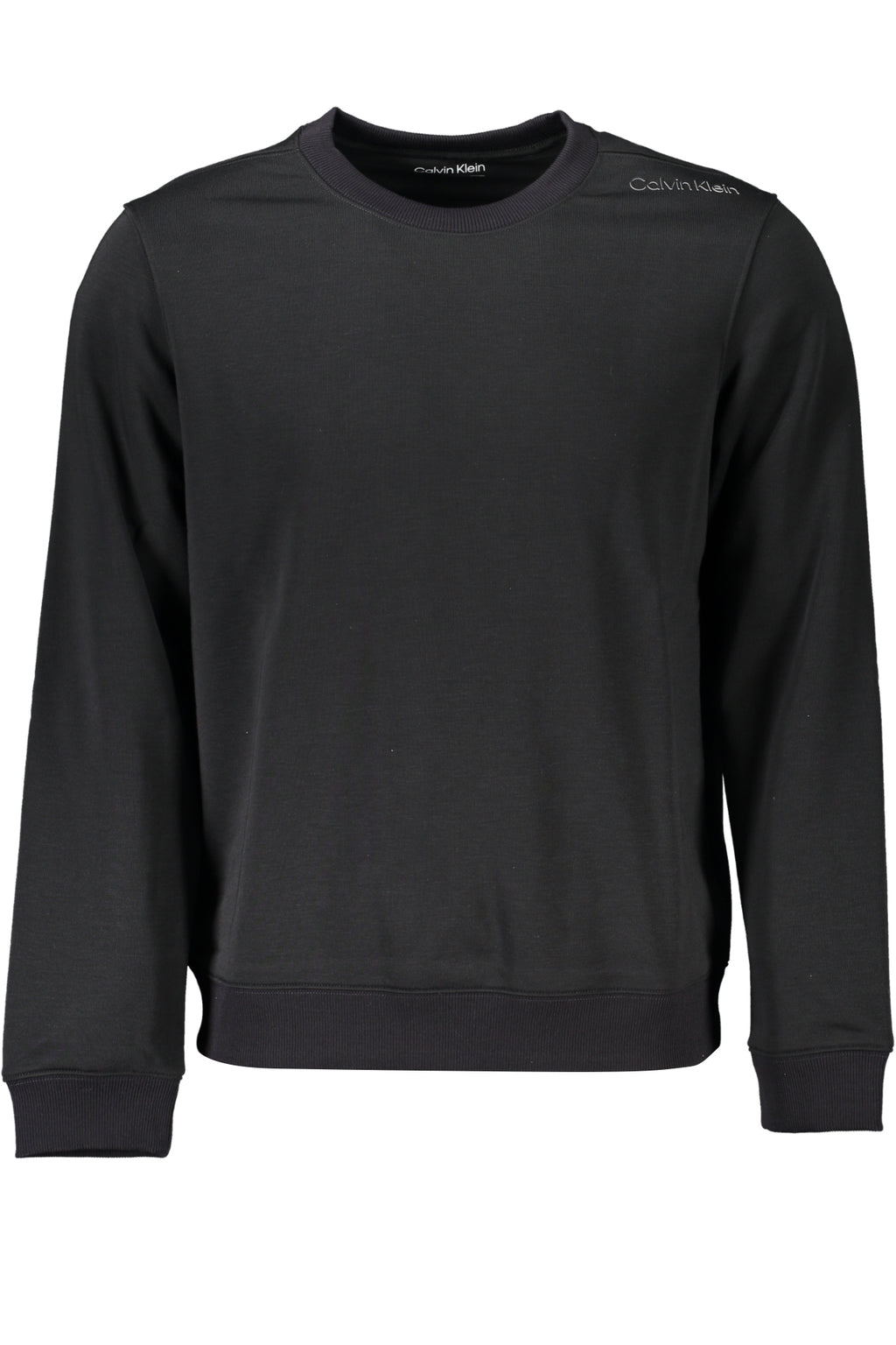 CALVIN KLEIN MEN'S BLACK ZIPLESS SWEATSHIRT