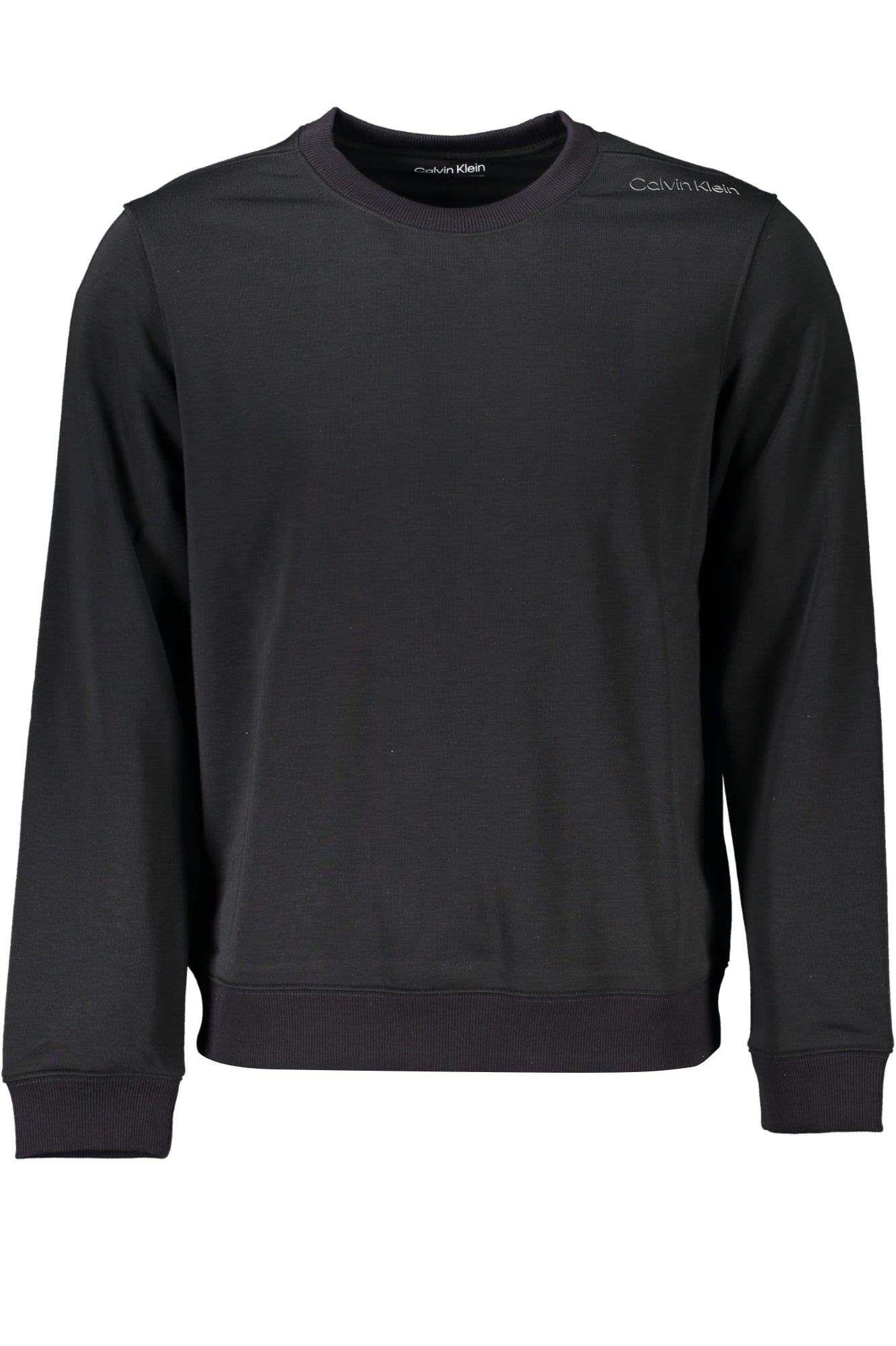 CALVIN KLEIN MEN'S BLACK ZIPLESS SWEATSHIRT