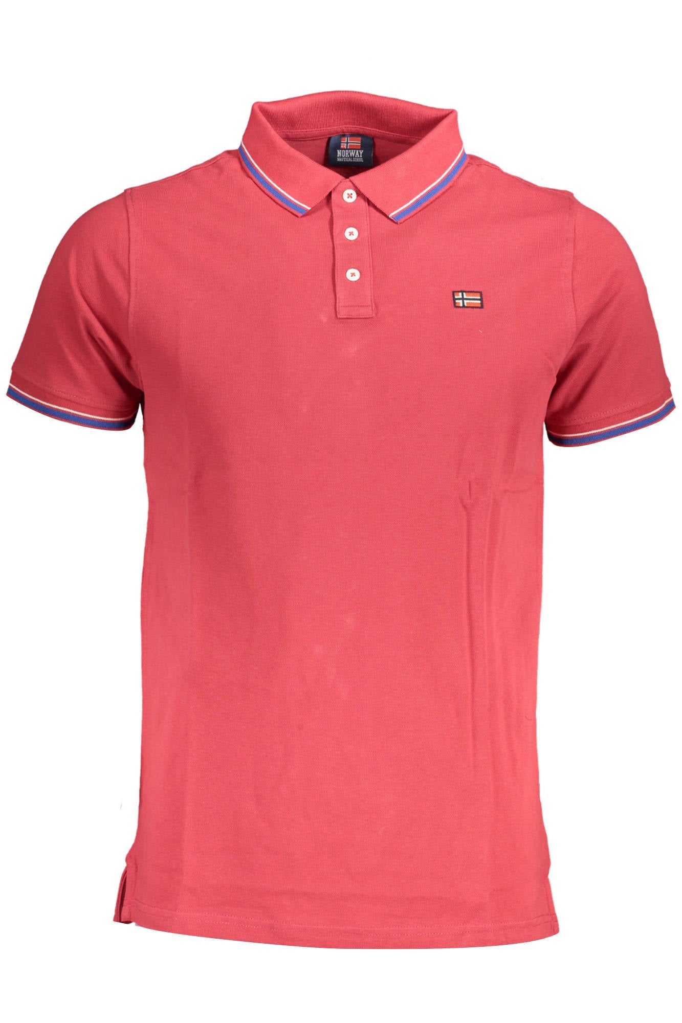 NORWAY 1963 MEN'S SHORT SLEEVE POLO SHIRT RED
